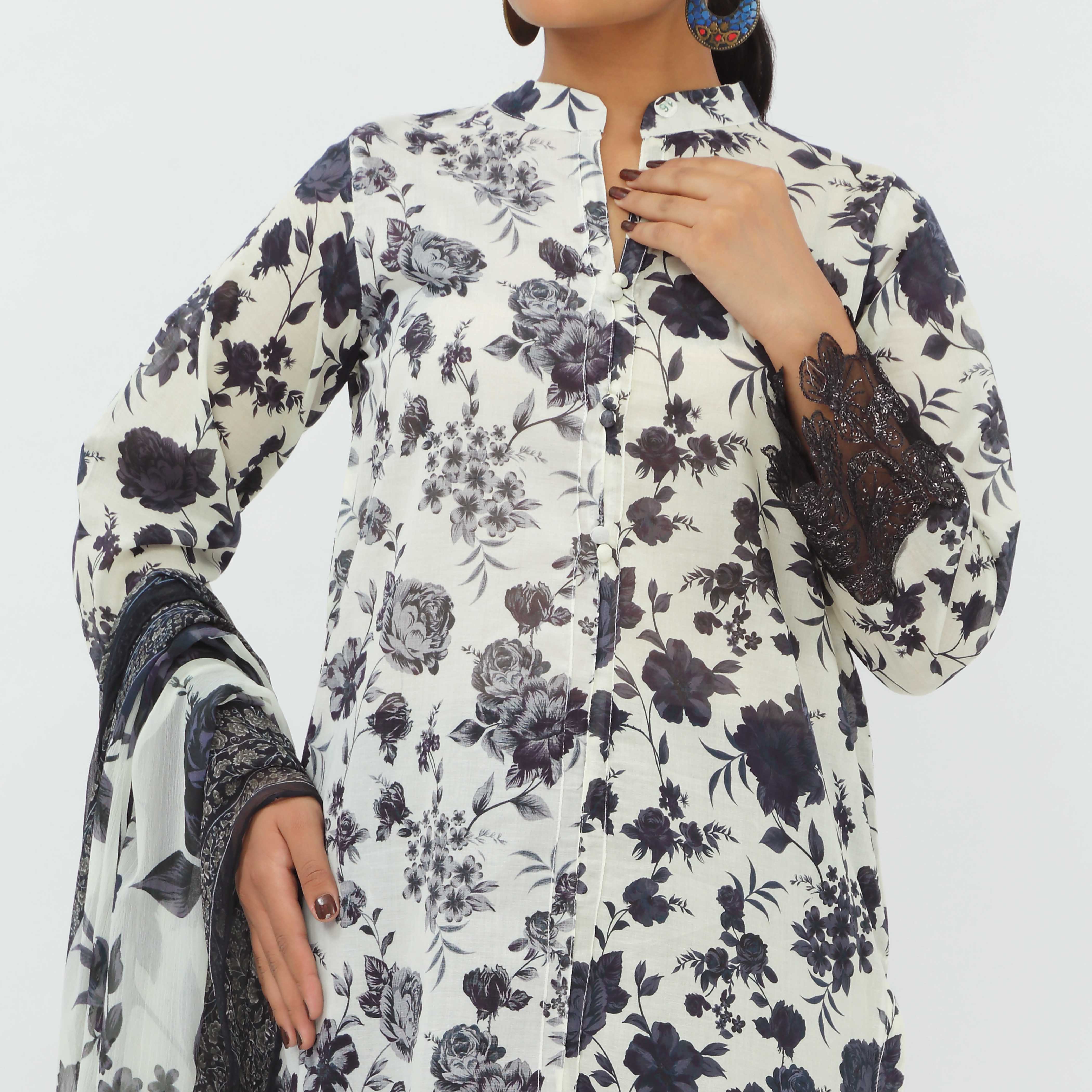 2PC- Digital Printed Lawn Suit PS5367 - Image 3