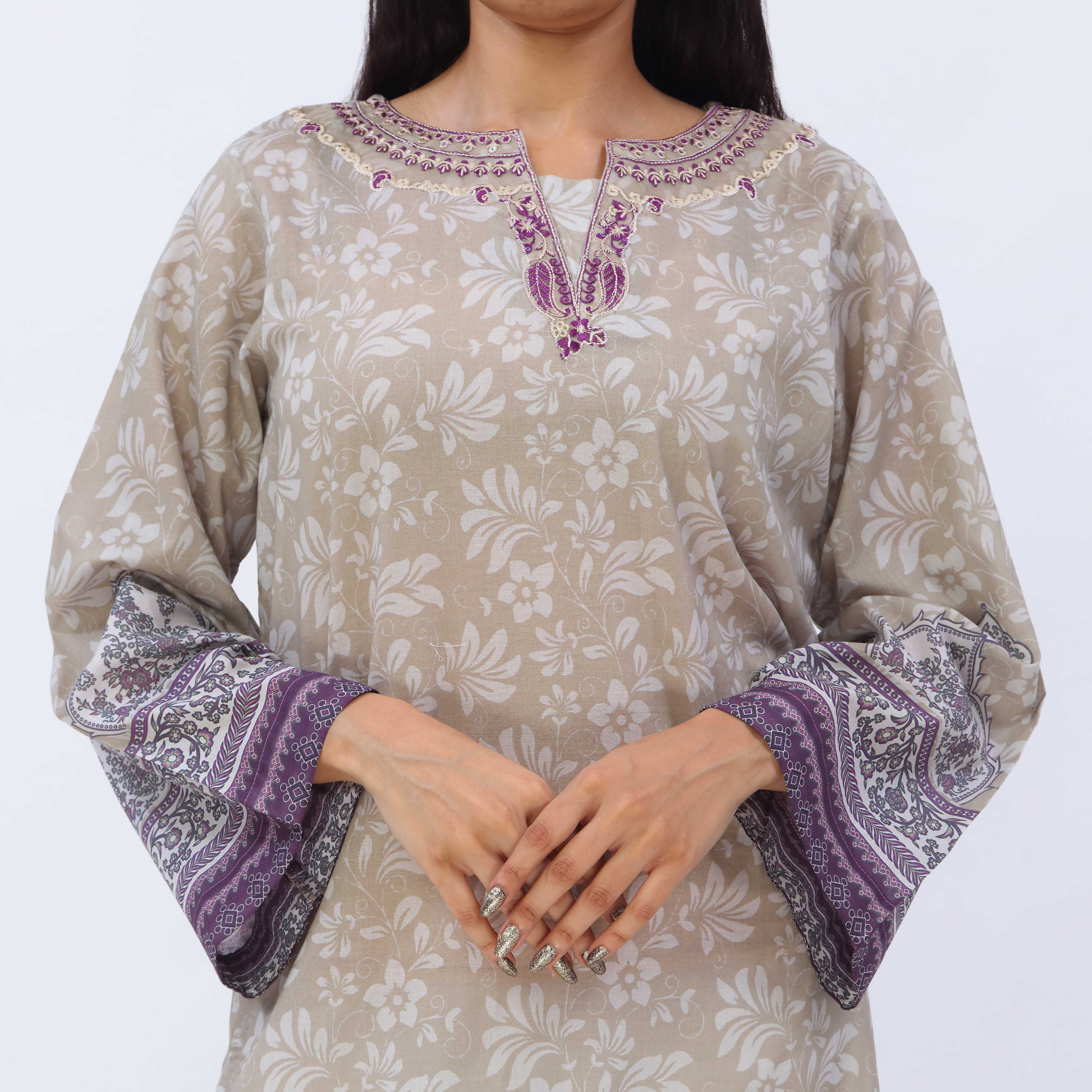 2PC- Digital Printed Lawn Suit PS5440 - Image 3