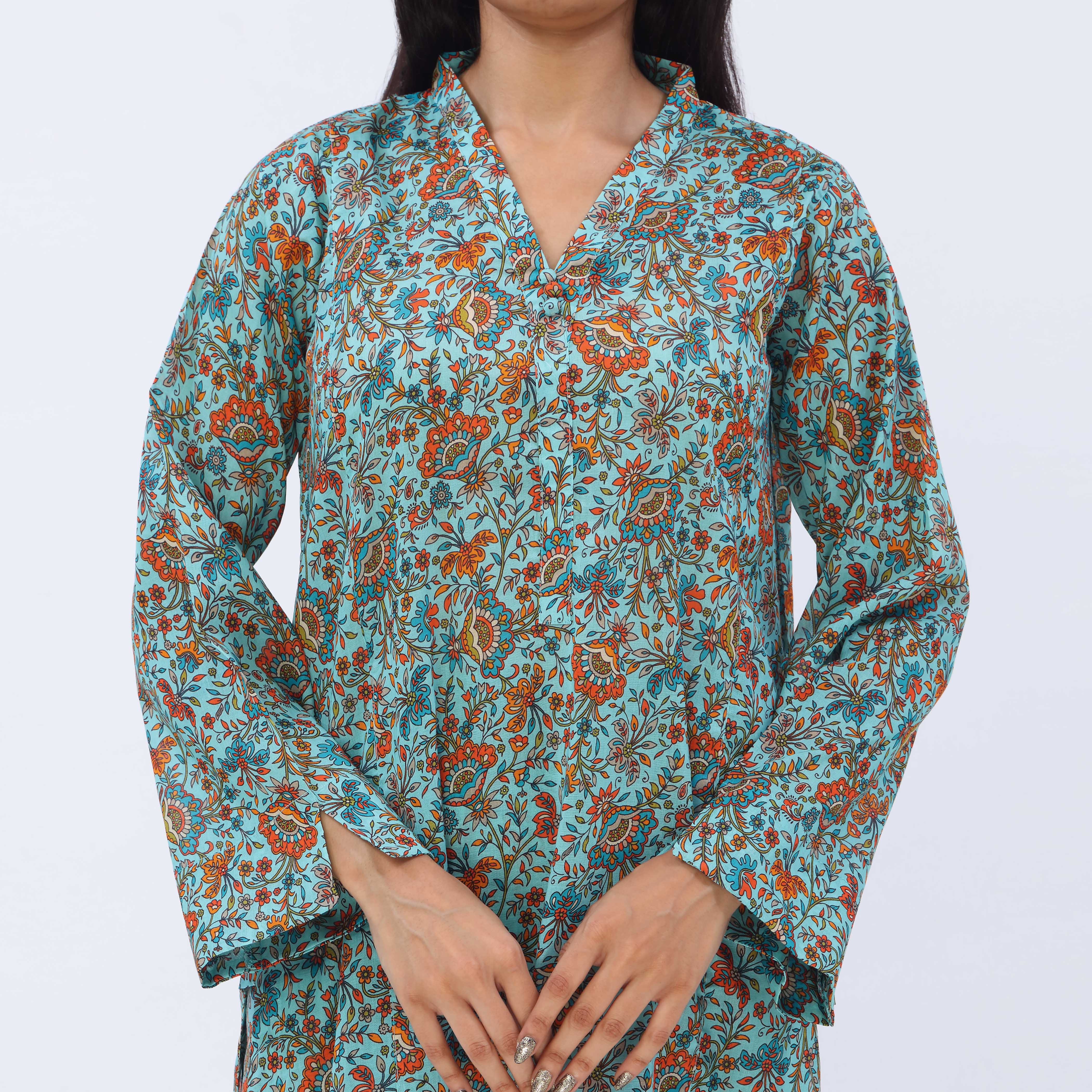 2PC- Digital Printed Lawn Suit PS5454 - Image 2