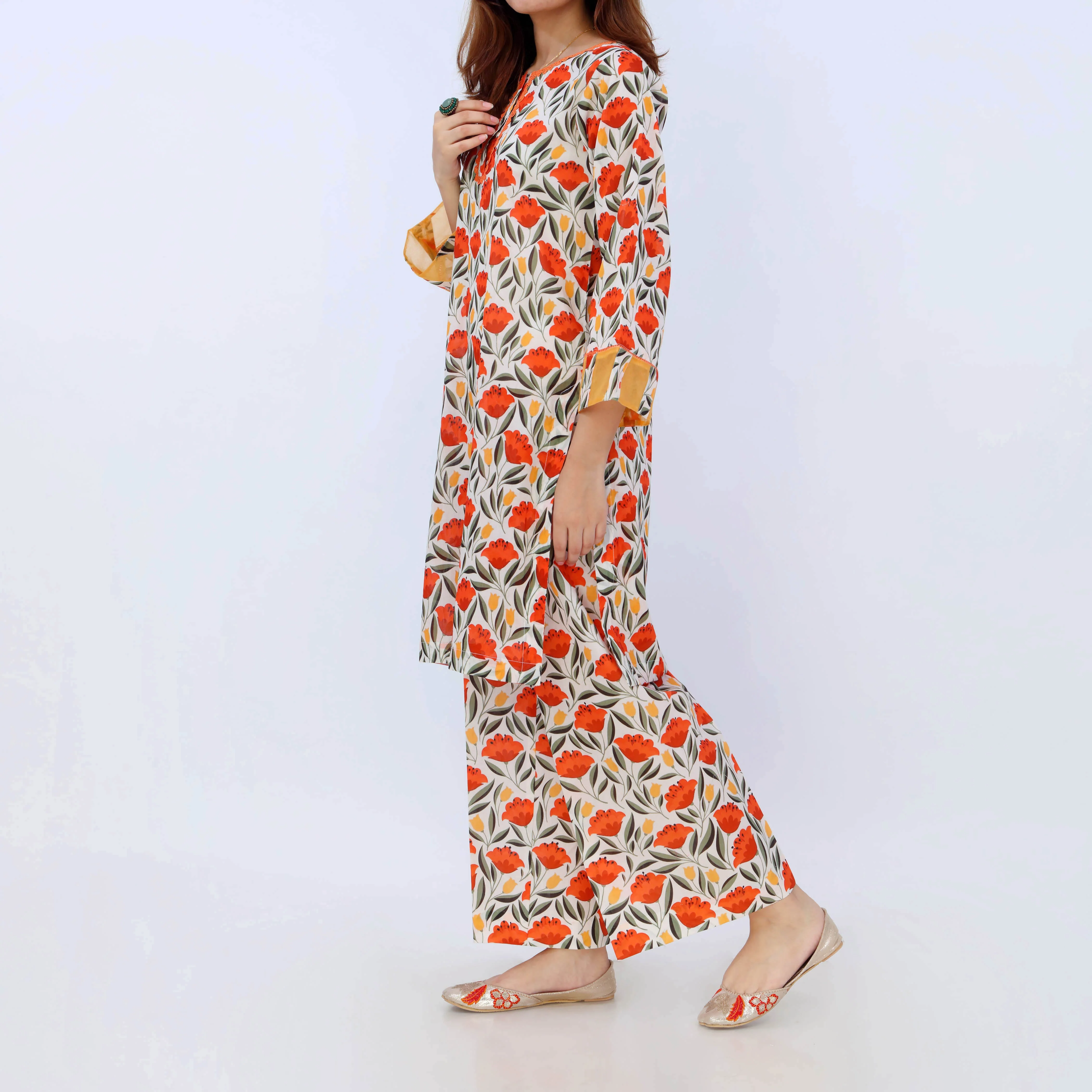 2PC- Digital Printed Lawn Suit PS5511 - Image 3