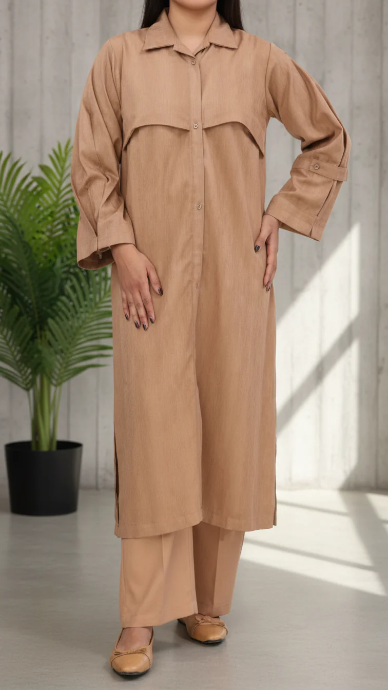 2PC- Dobby Cotton Suit PW5058