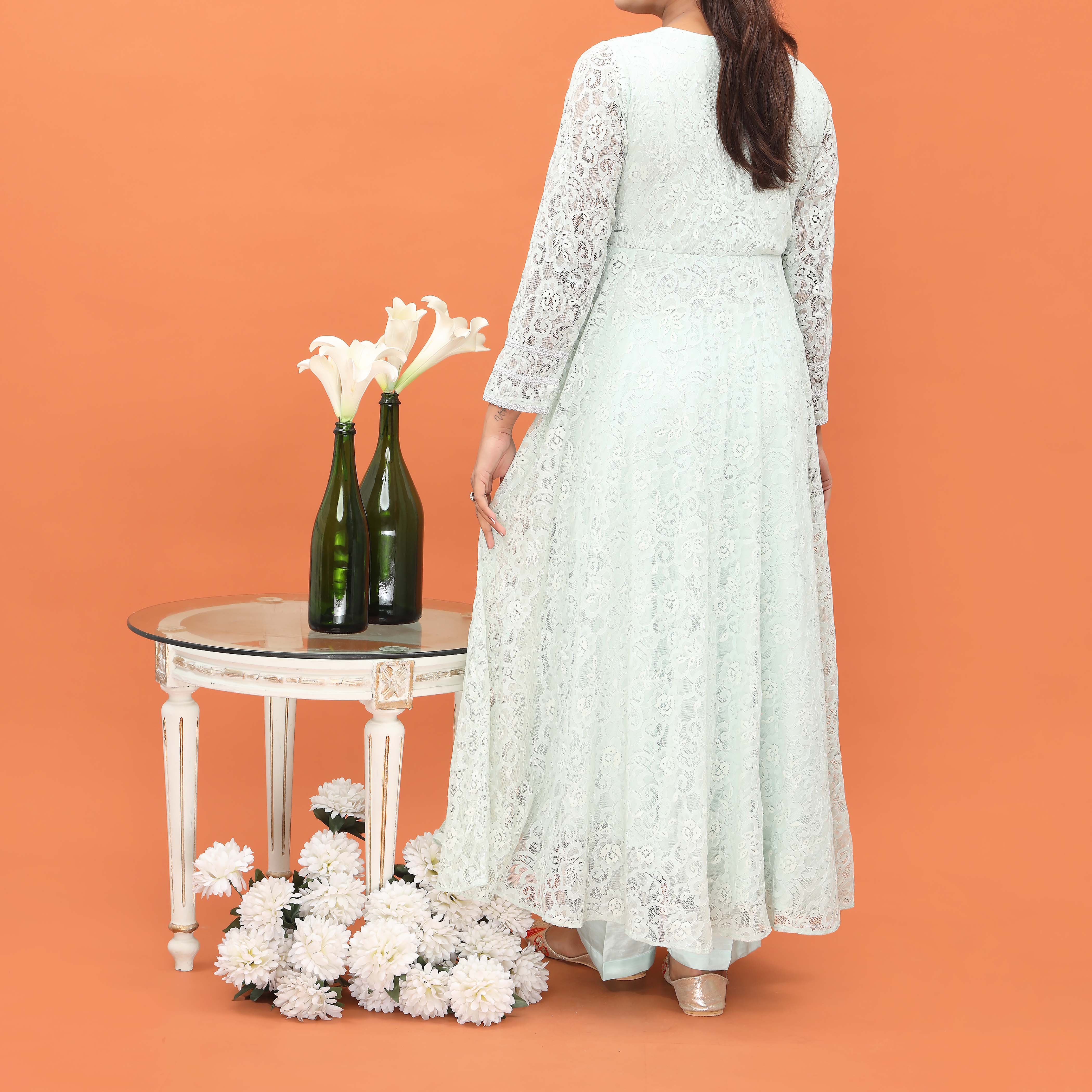 2PC- Embellished Net Co-ord Set PF5002 - Image 3