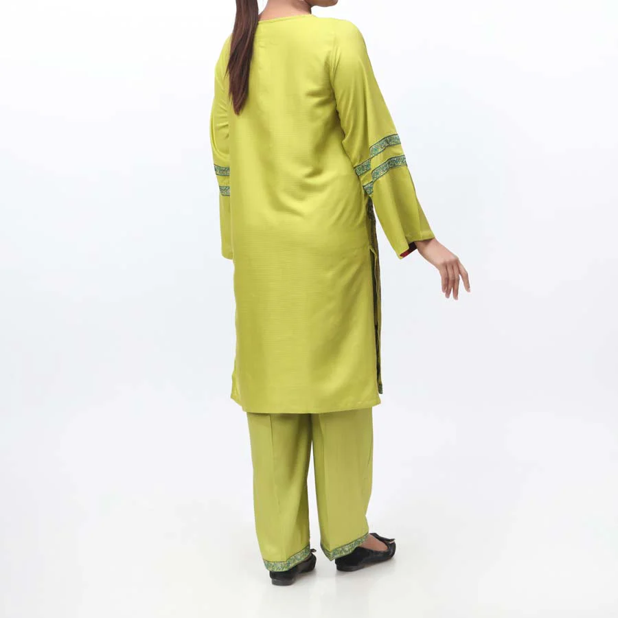 2PC- Embroidered Cambric Suit PW3996 - Image 3
