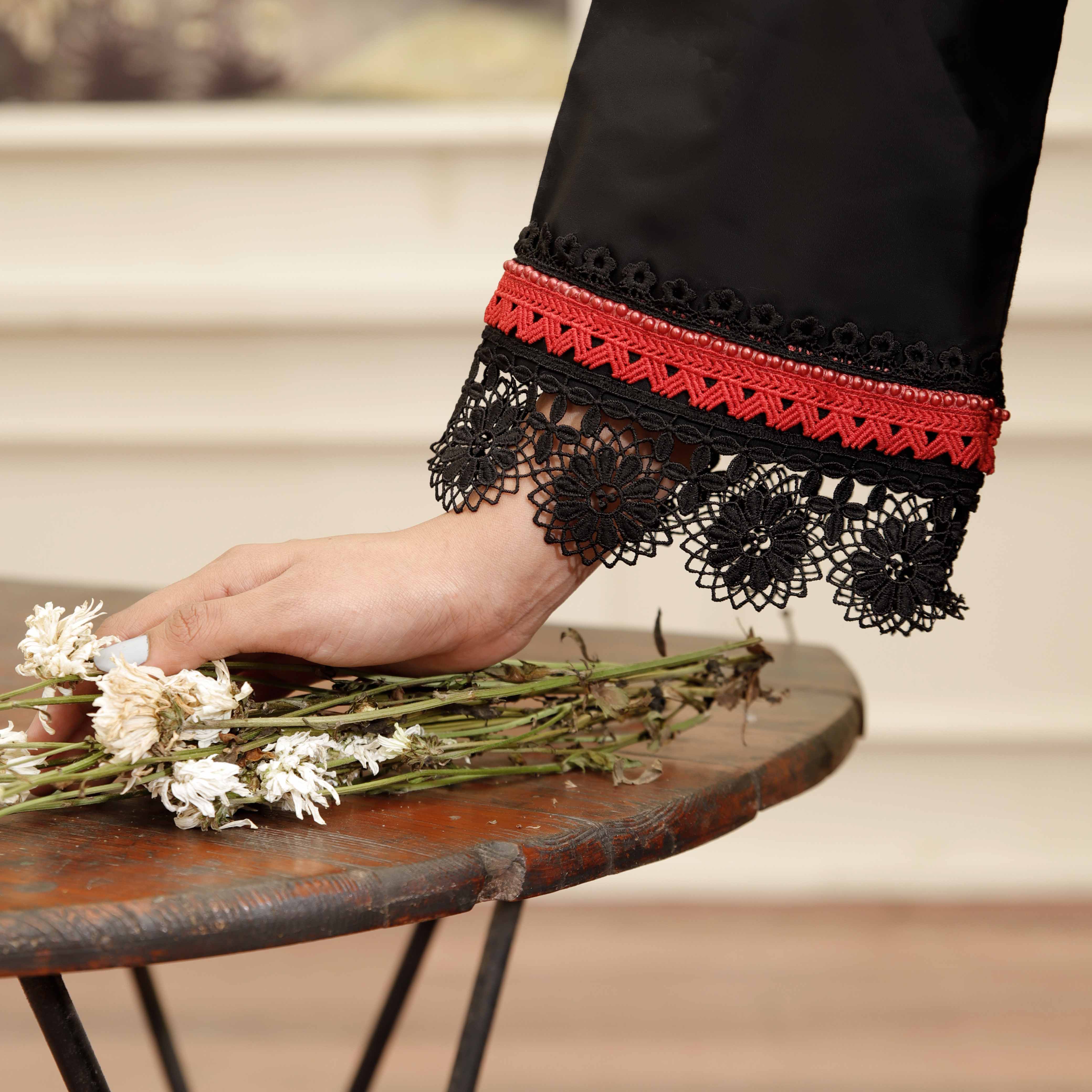 2PC- Embroidered ChikanKari Suit PS4950 - Image 3