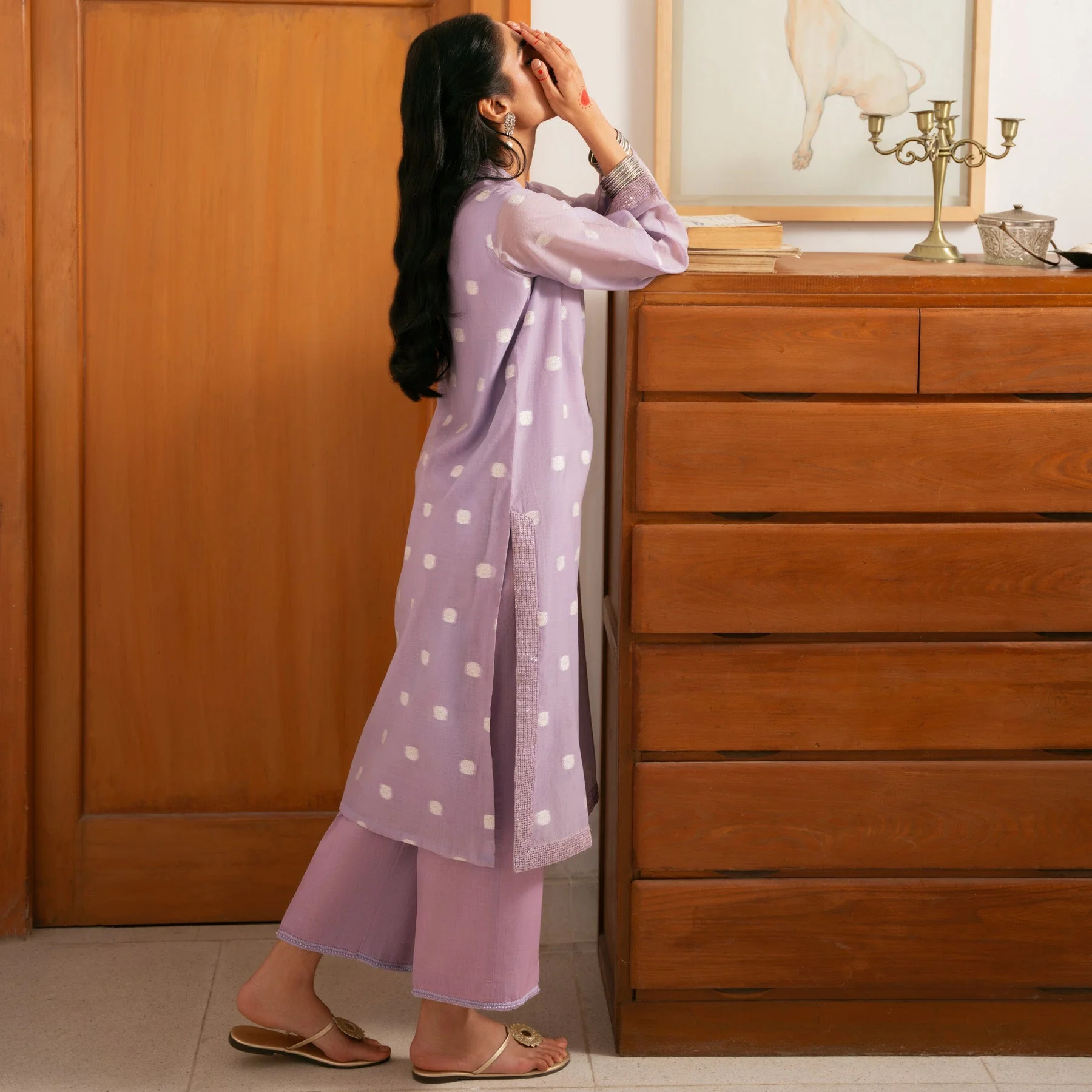 2PC- Jaquard Lawn Suit PS5010 - Image 3