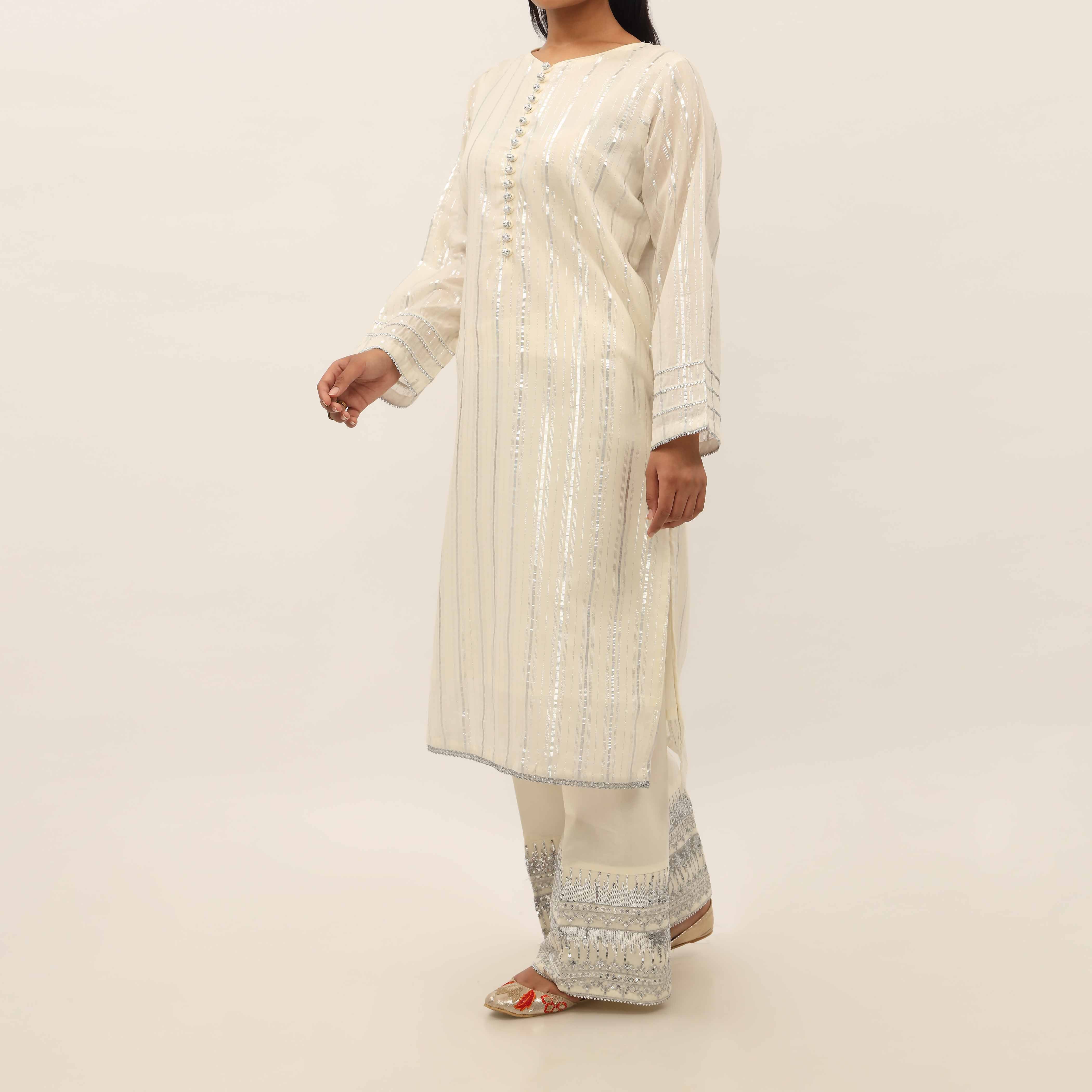 2PC- Lawn Zari Suit PS5111 - Image 3