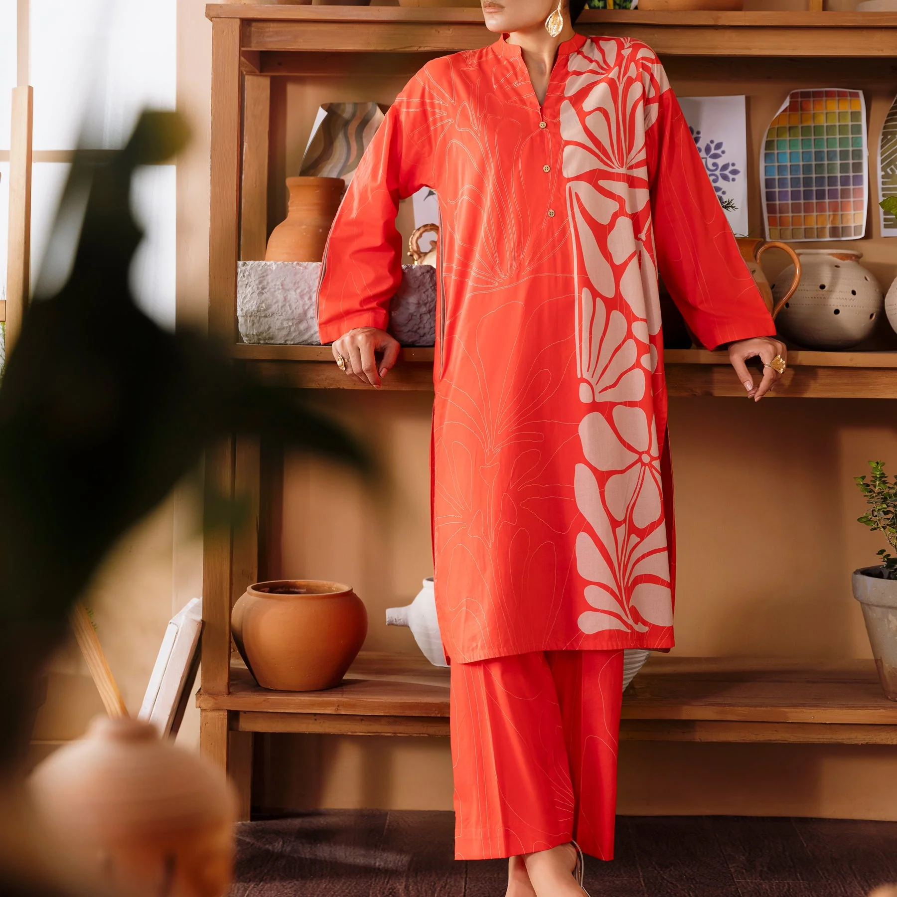 Azahar<br>2 PC Printed Suit PW5081 - Image 3