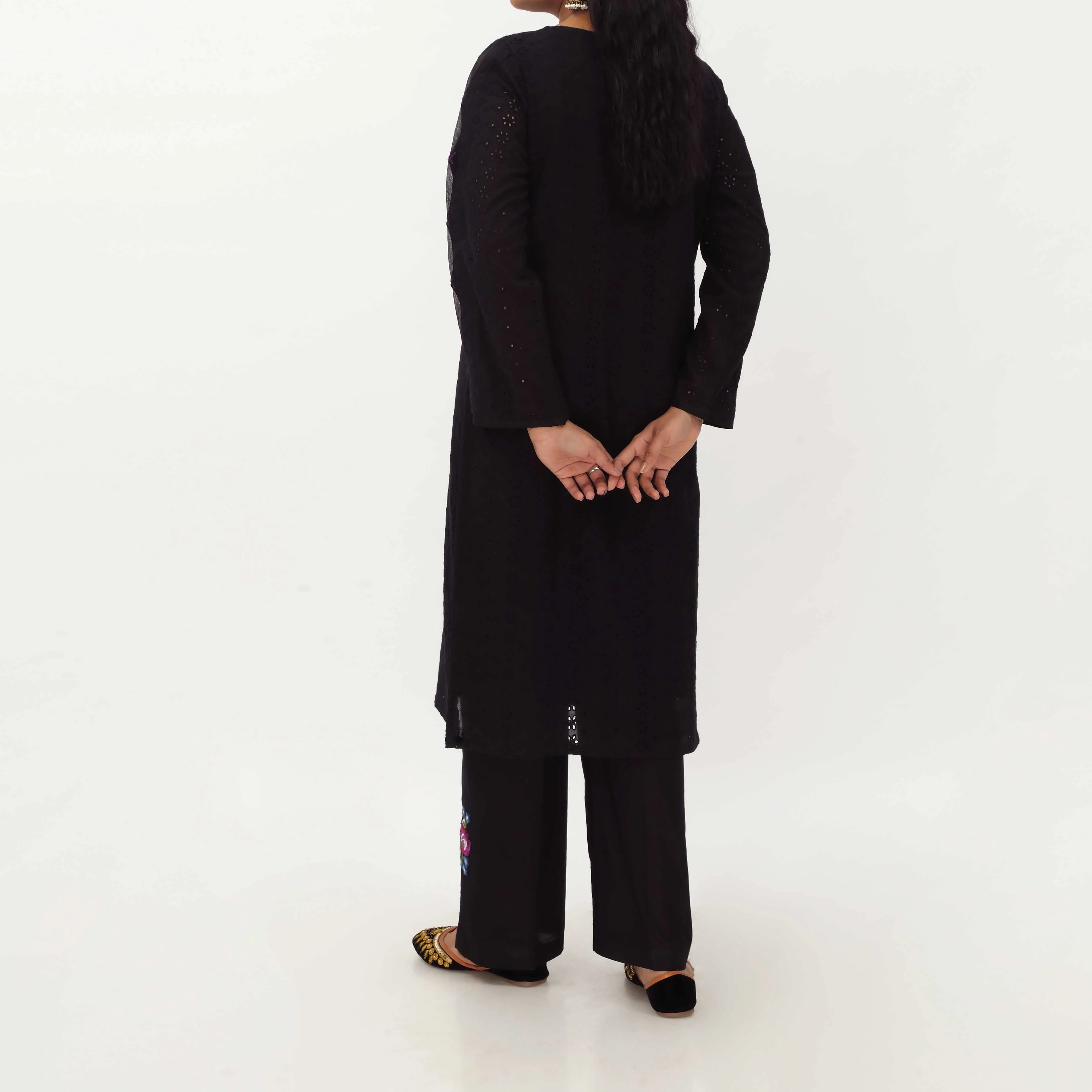 2PC- Schiffli Chikankari Lawn Suit PS5282 - Image 3