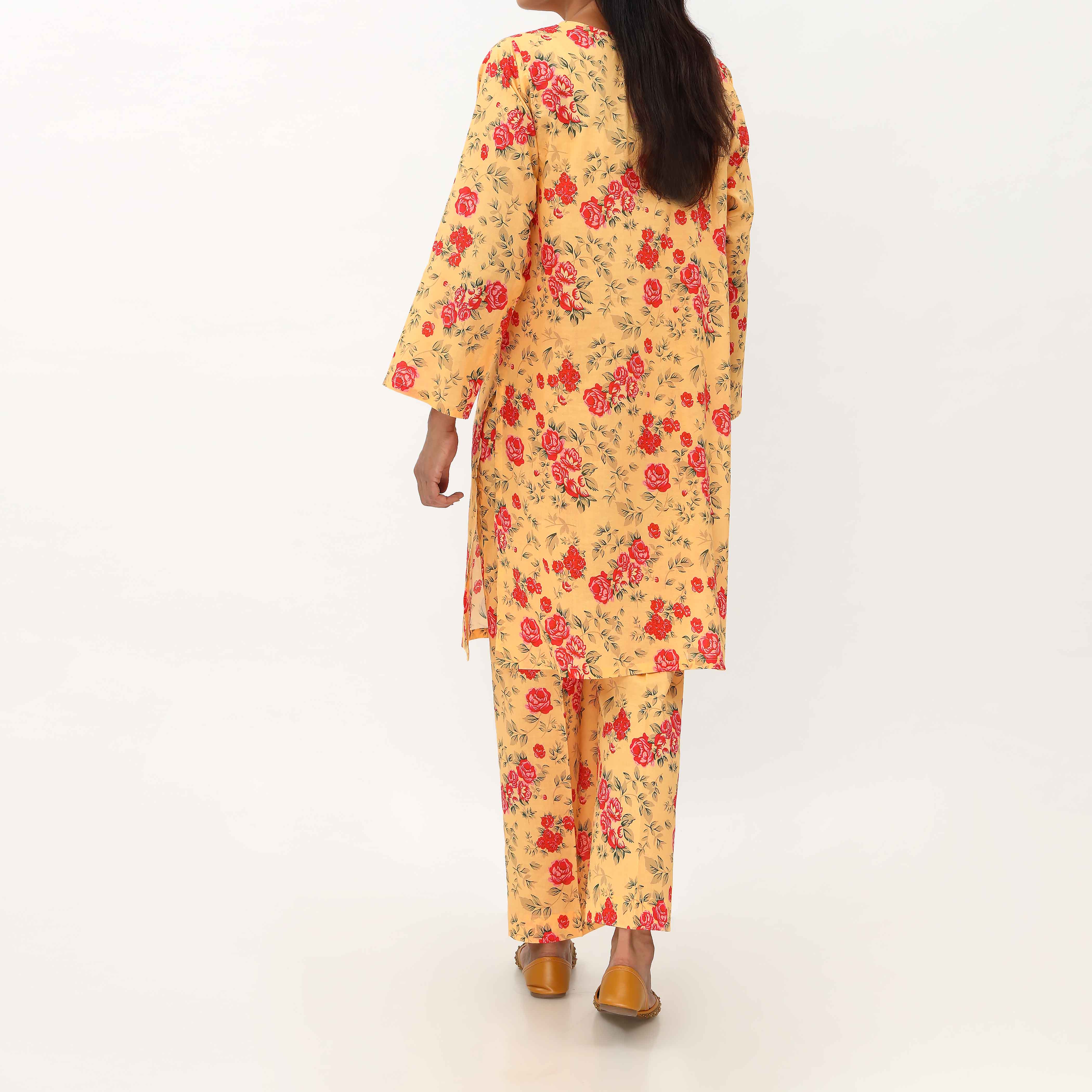 2PC- Unstitched Digital Printed Cambric Suit US5031 - Image 5
