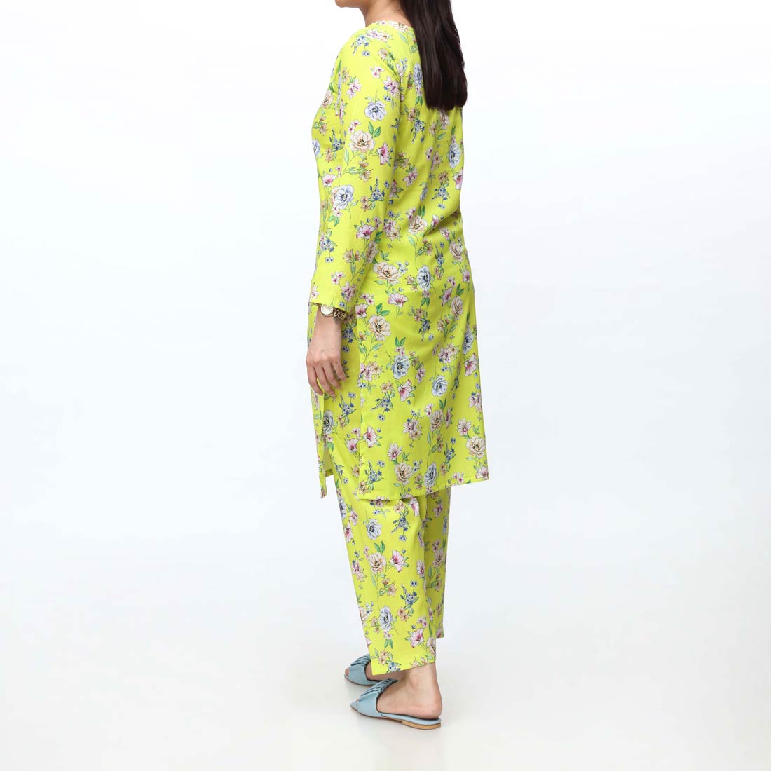2PC - Unstitched Digital Printed Lawn Suit PS4838 - Image 3