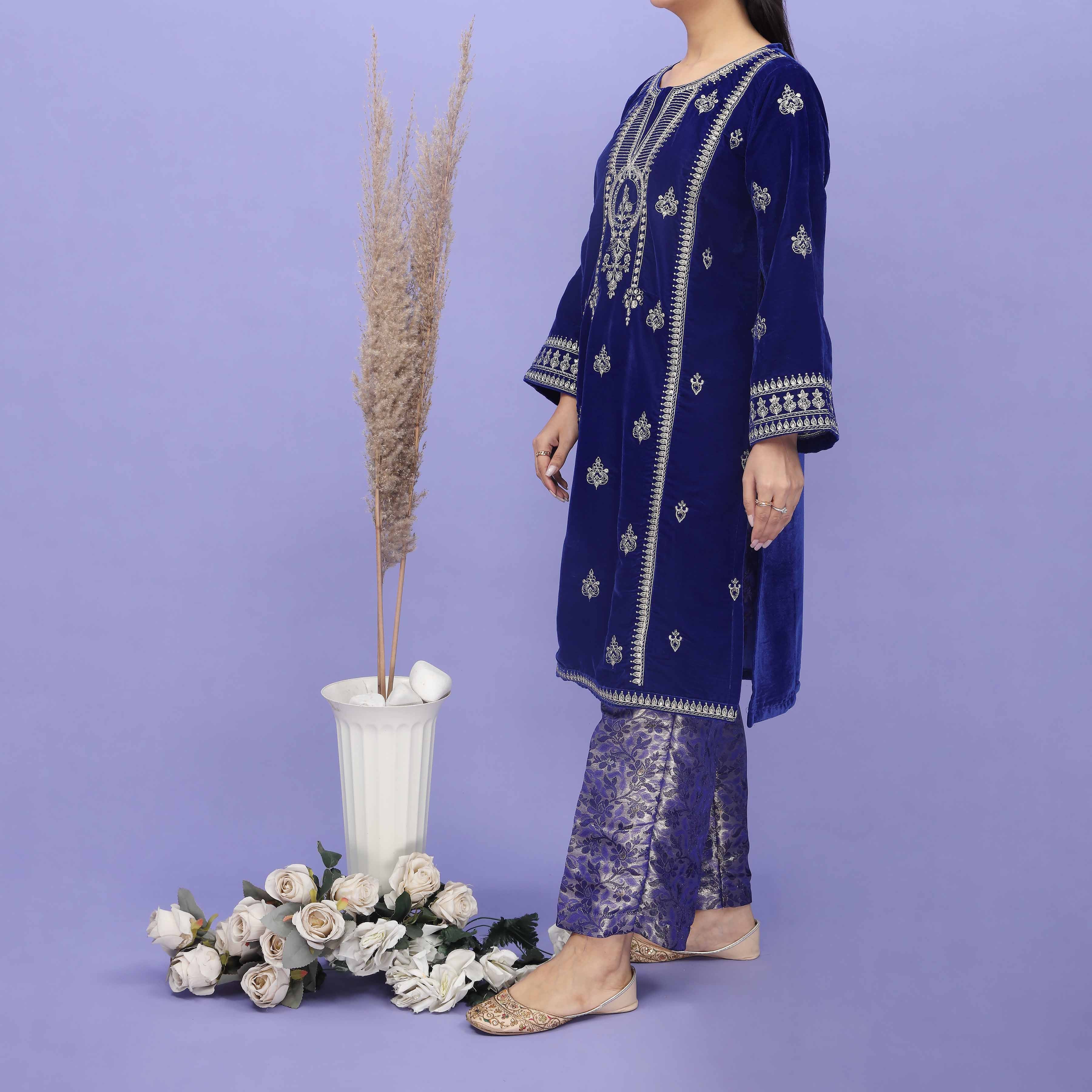 2PC- Velvet Suit PW4183 - Image 2