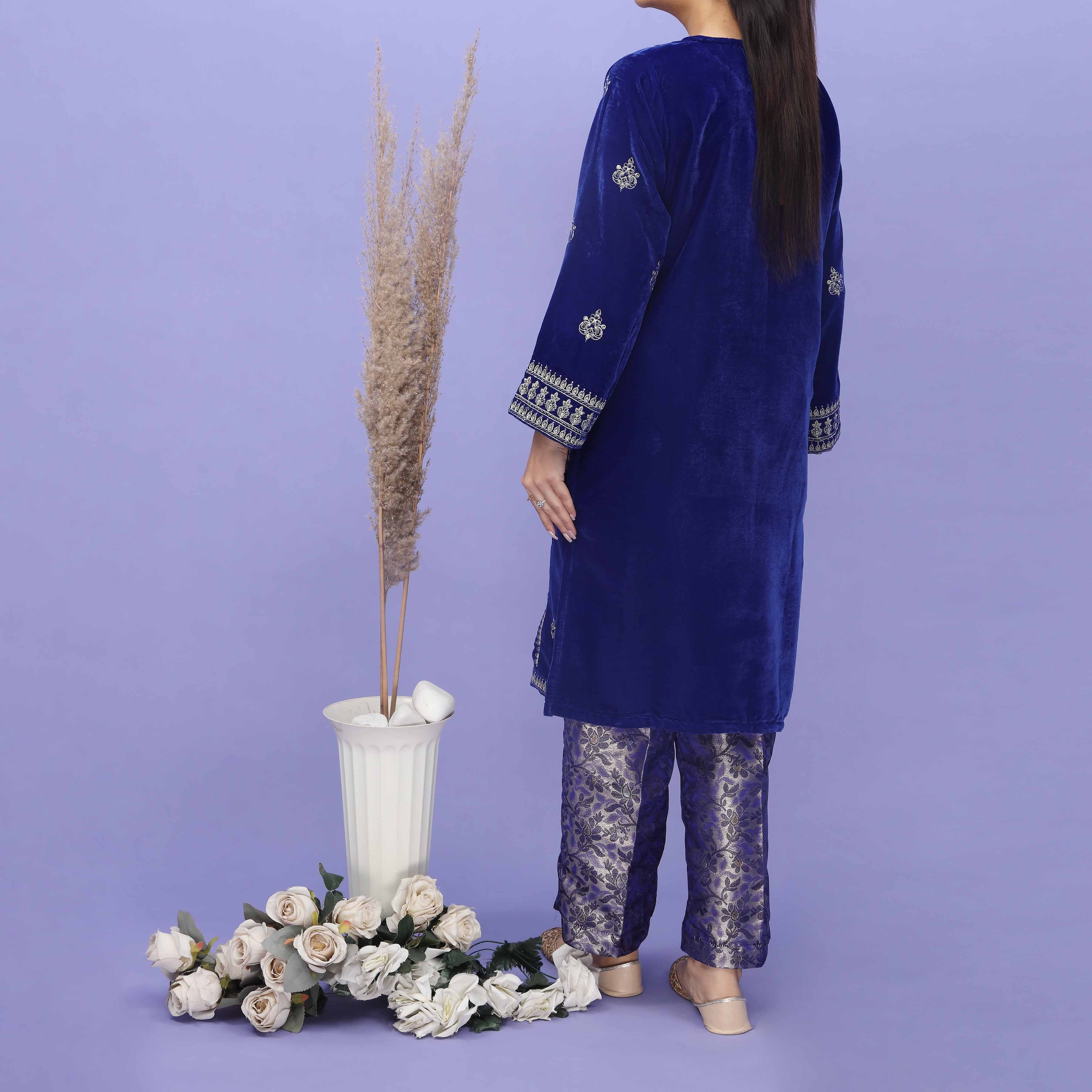 2PC- Velvet Suit PW4183 - Image 3