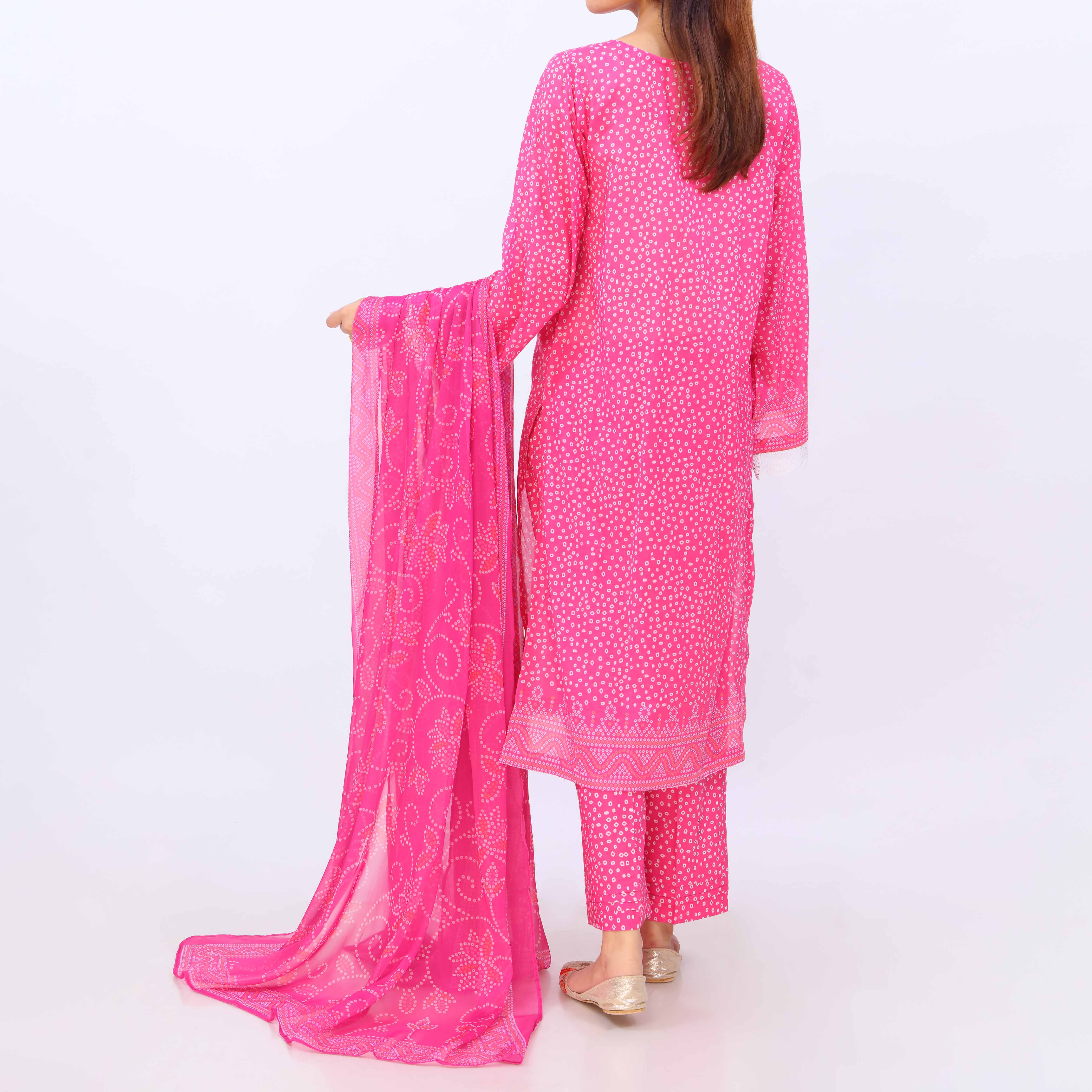 3 PC- Digital Printed Lawn Suit PS5396 - Image 5