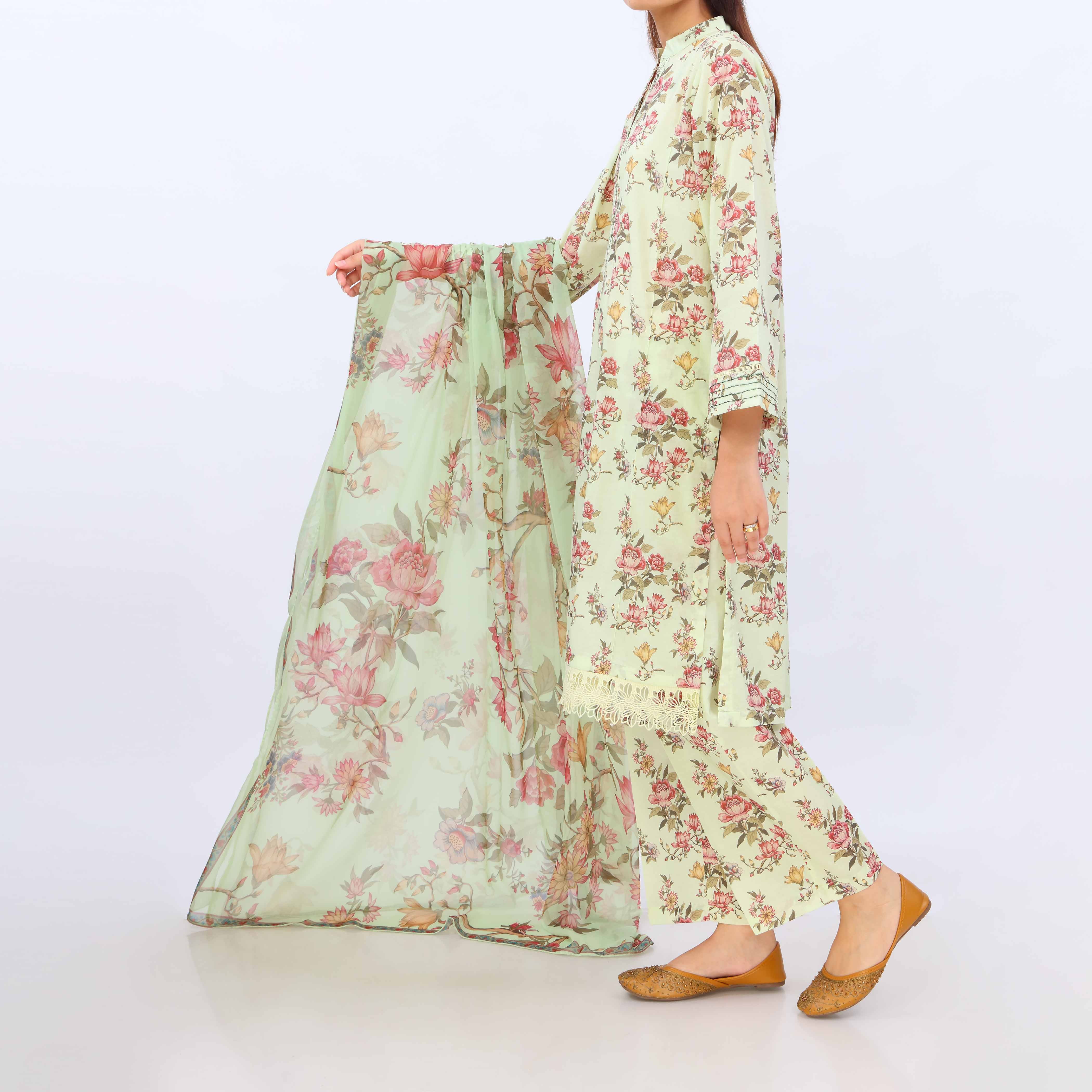 3 PC- Digital Printed Lawn Suit PS5429 - Image 4