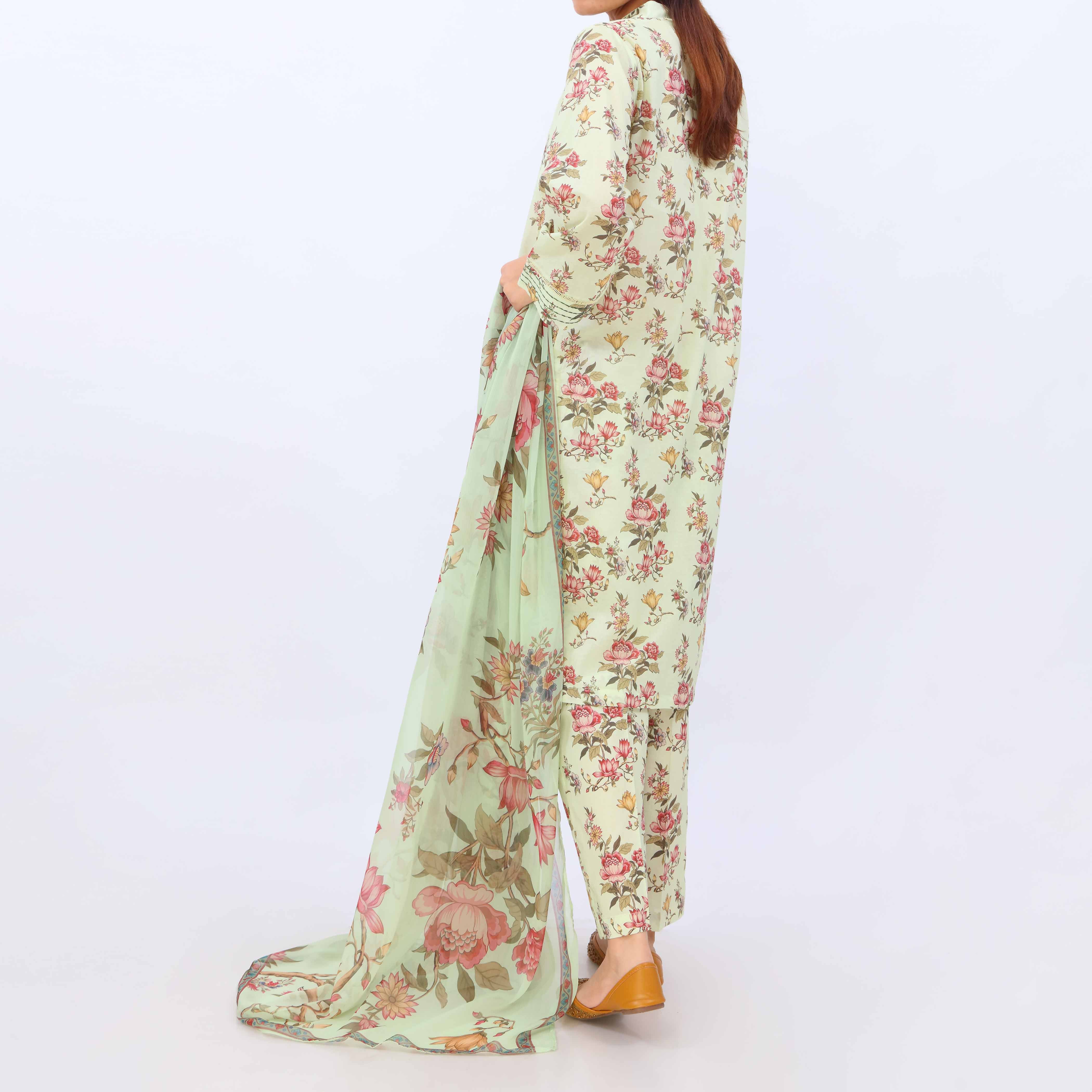 3 PC- Digital Printed Lawn Suit PS5429 - Image 5