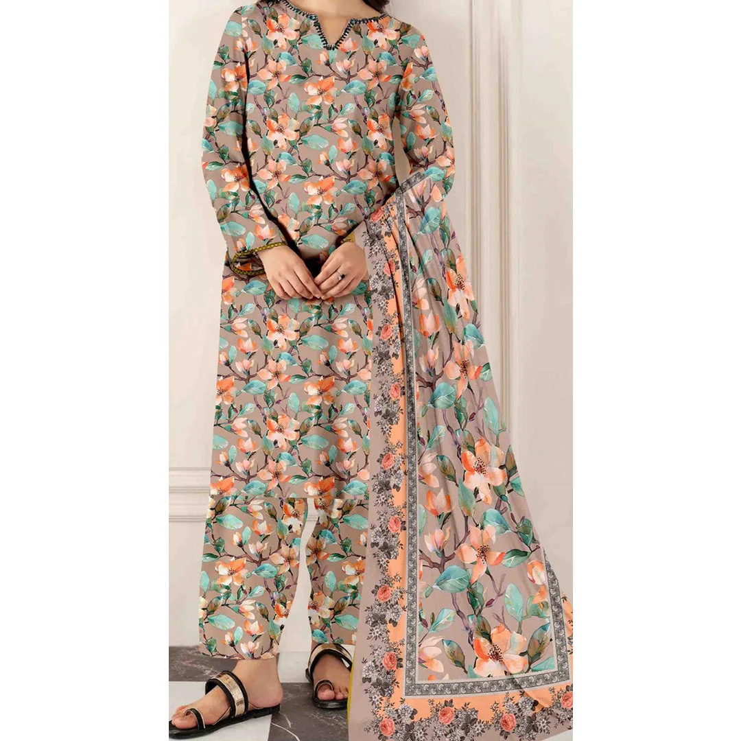 3PC Unstitched Printed Suit US5534 - Image 5
