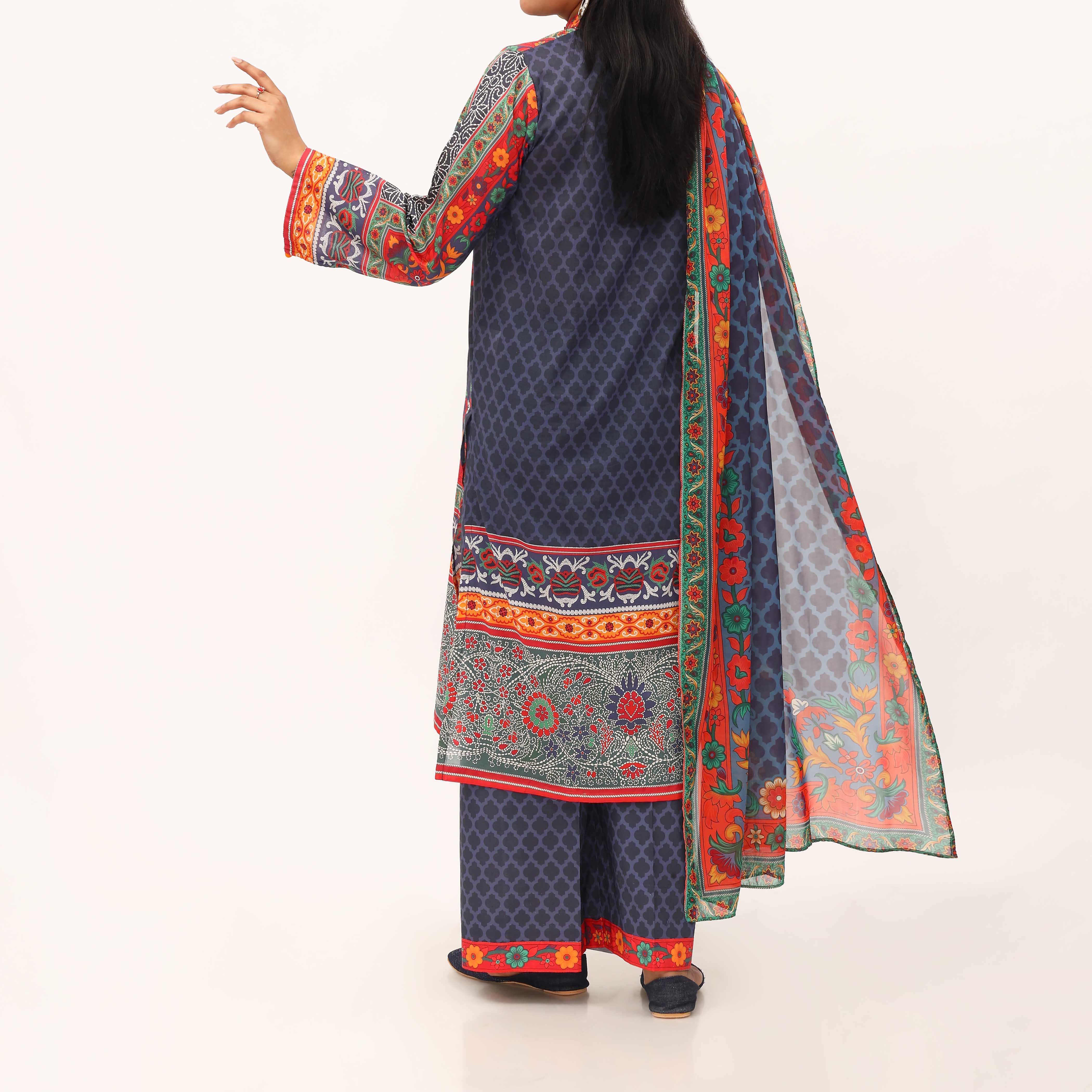 3PC- Digital Printed Lawn Suit PS5117 - Image 5