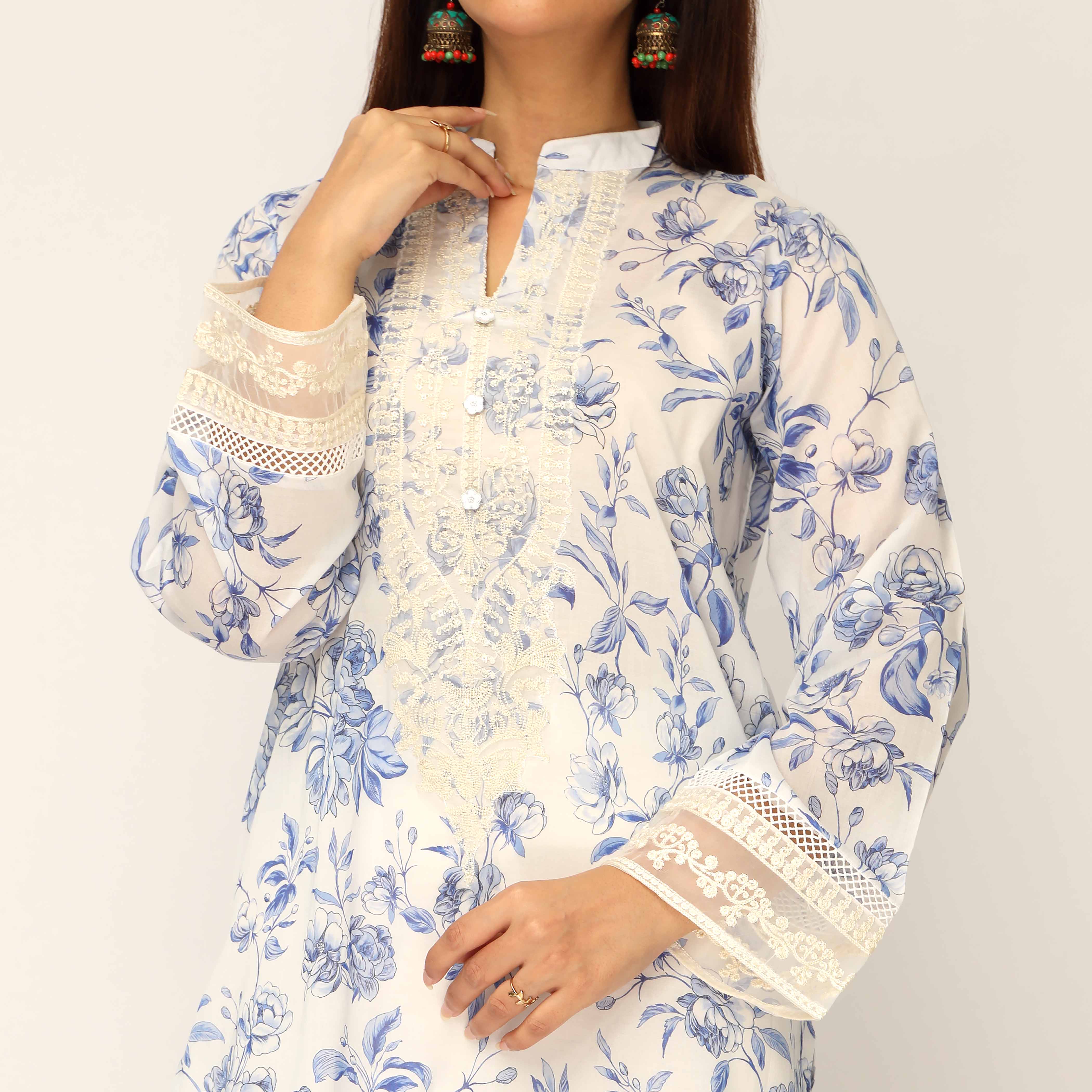 3PC- Digital Printed Lawn Suit PS5158 - Image 2
