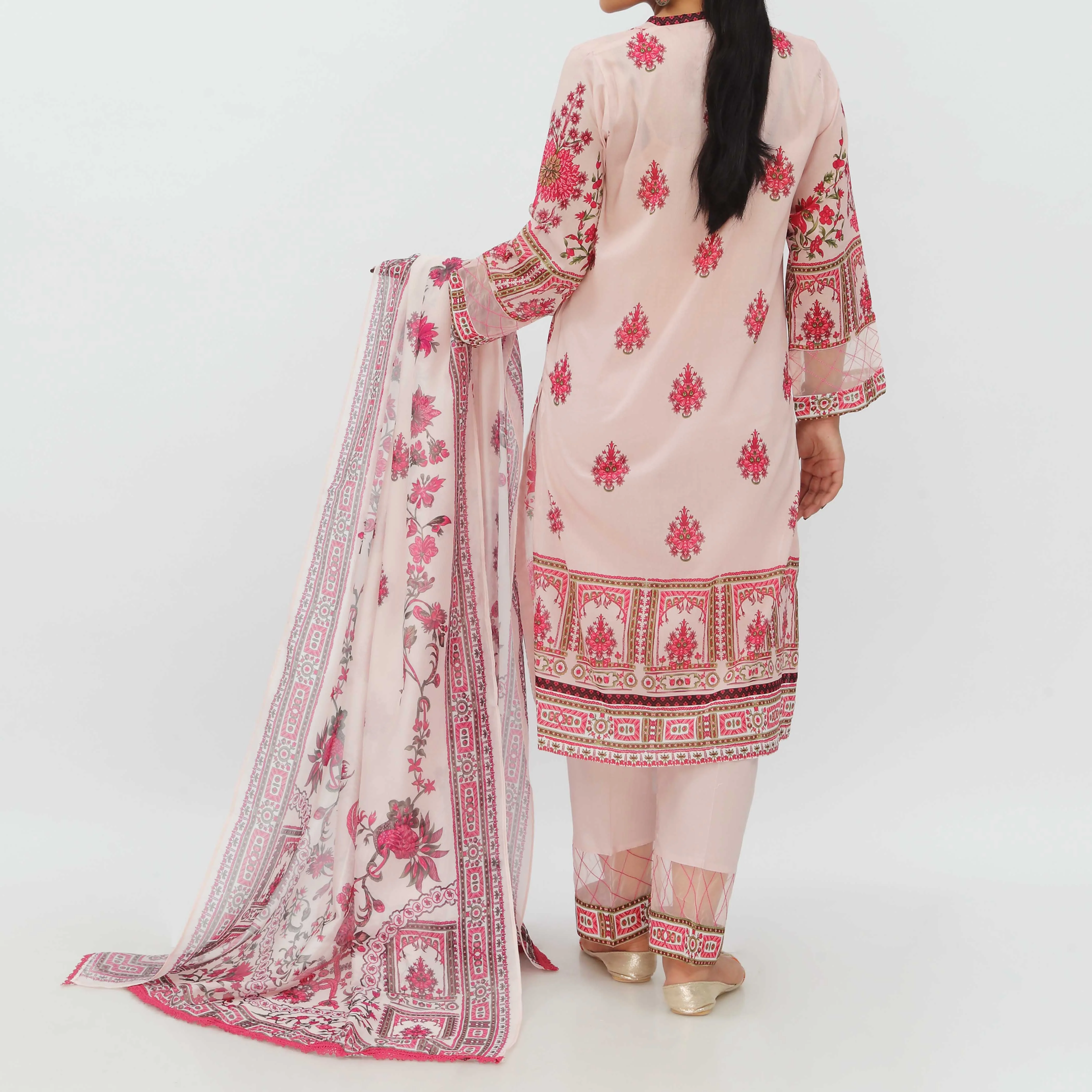 3PC- Digital Printed Lawn Suit PS5256 - Image 5