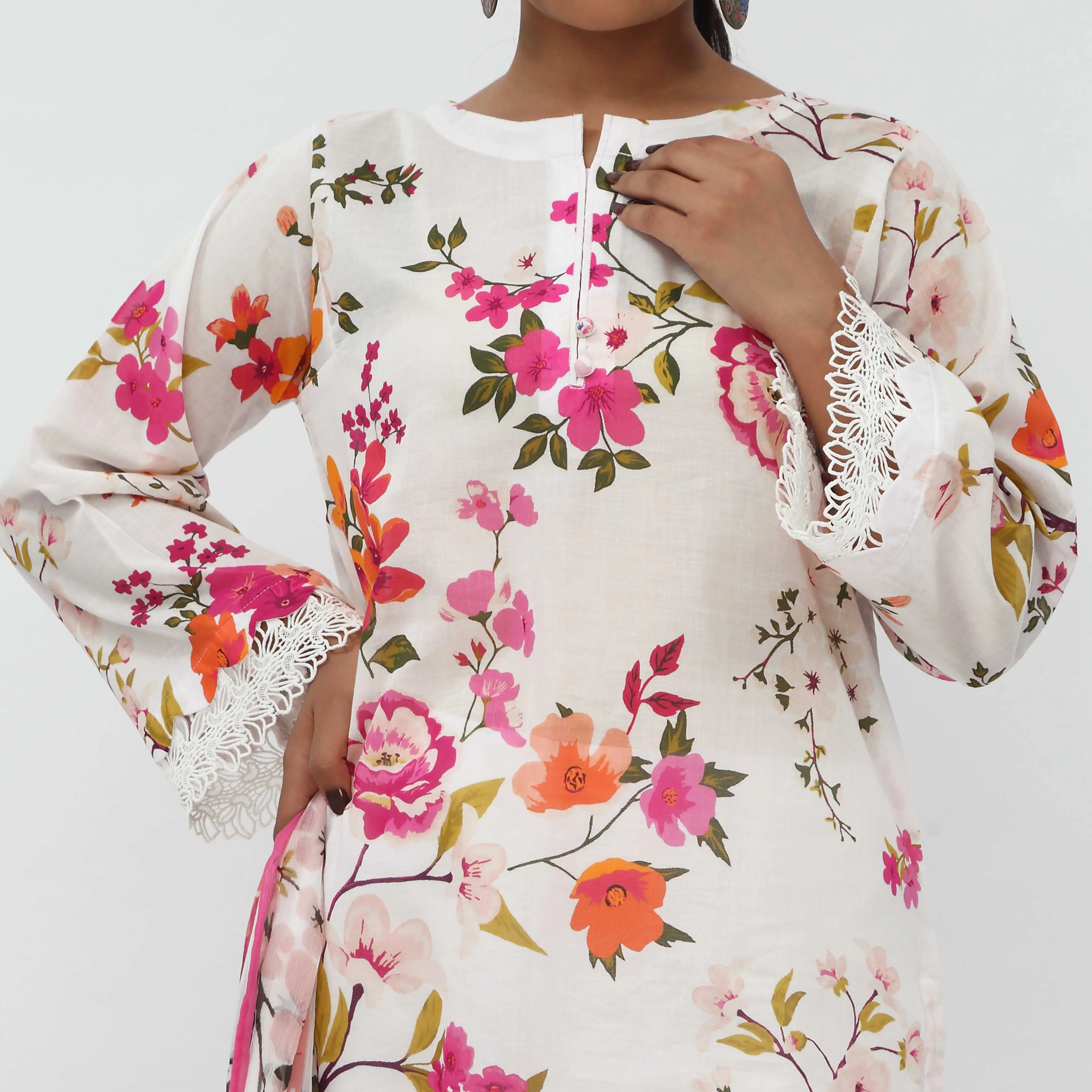 3PC- Digital Printed Lawn Suit PS5380 - Image 4