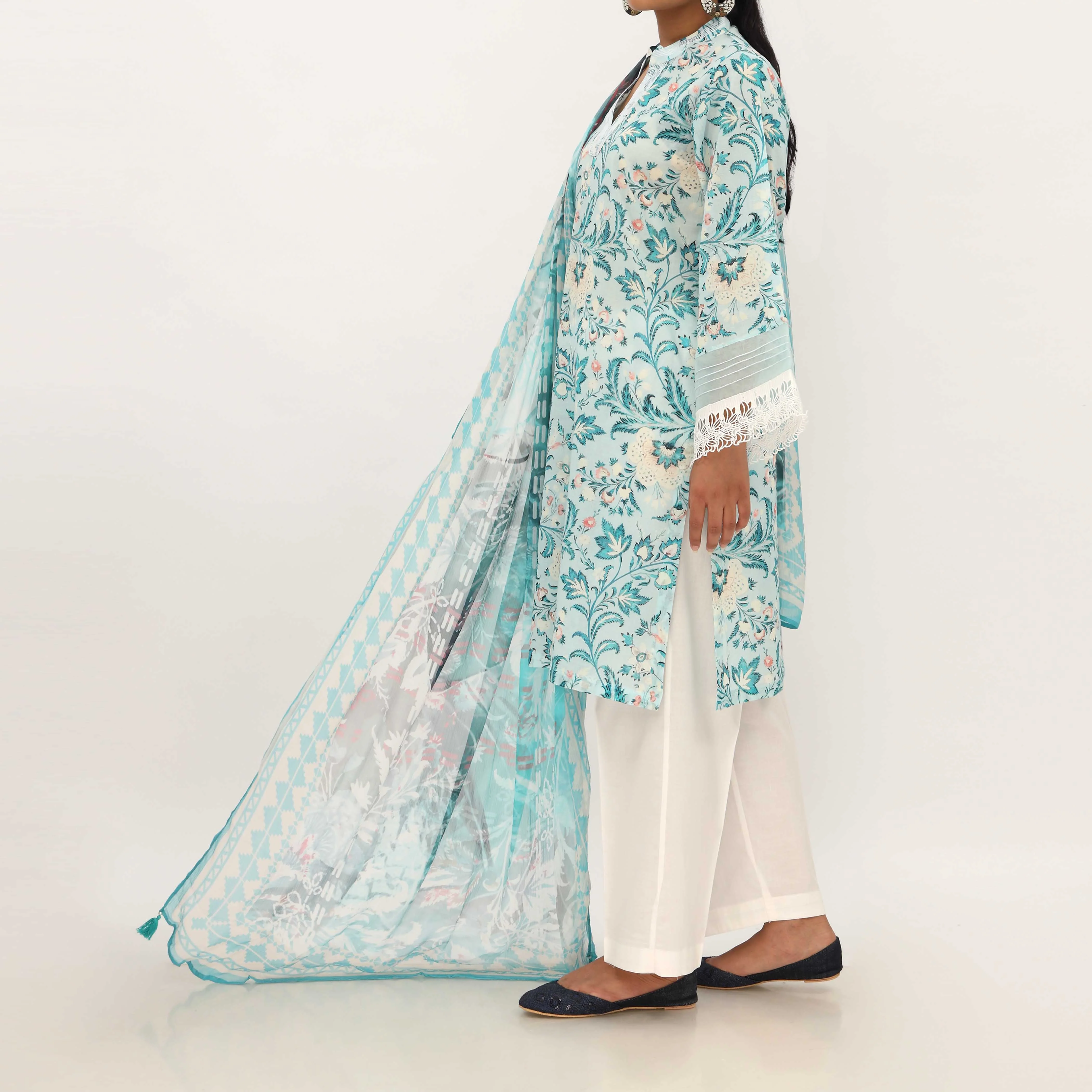 3PC- Digital Printed Lawn Suit PS5381 - Image 3