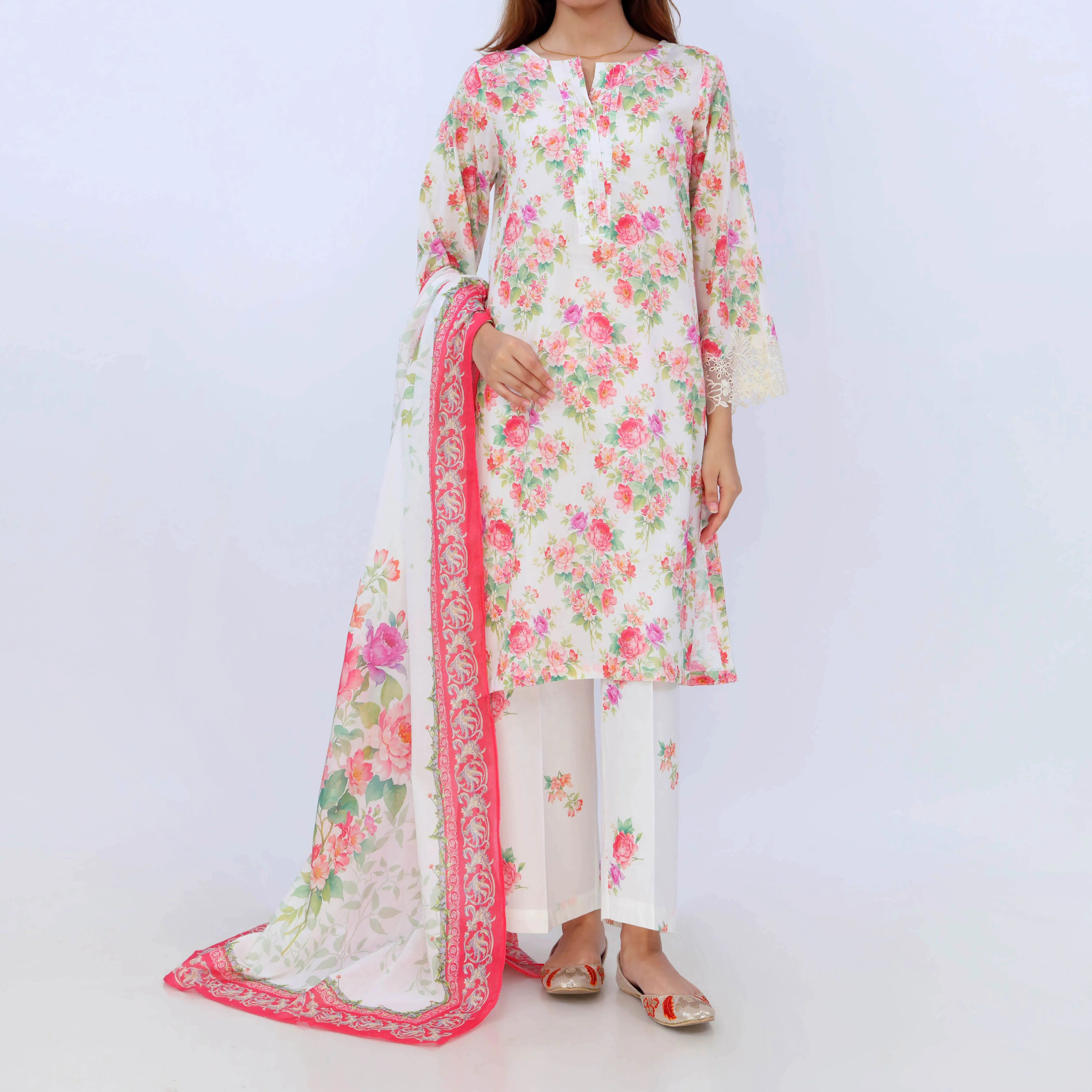 3PC- Digital Printed Lawn Suit PS5430 - Image 2
