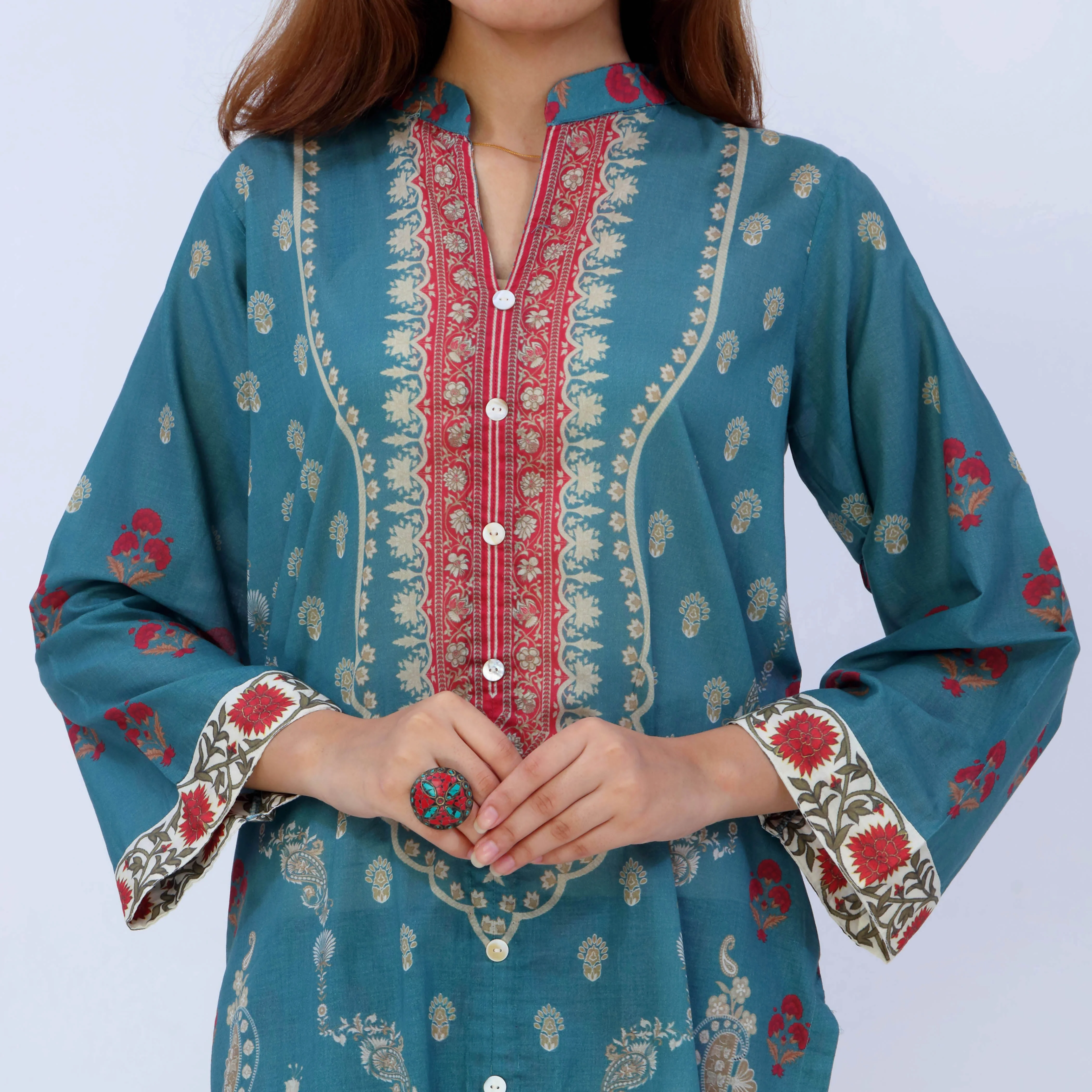3PC- Digital Printed Lawn Suit PS5459 - Image 3