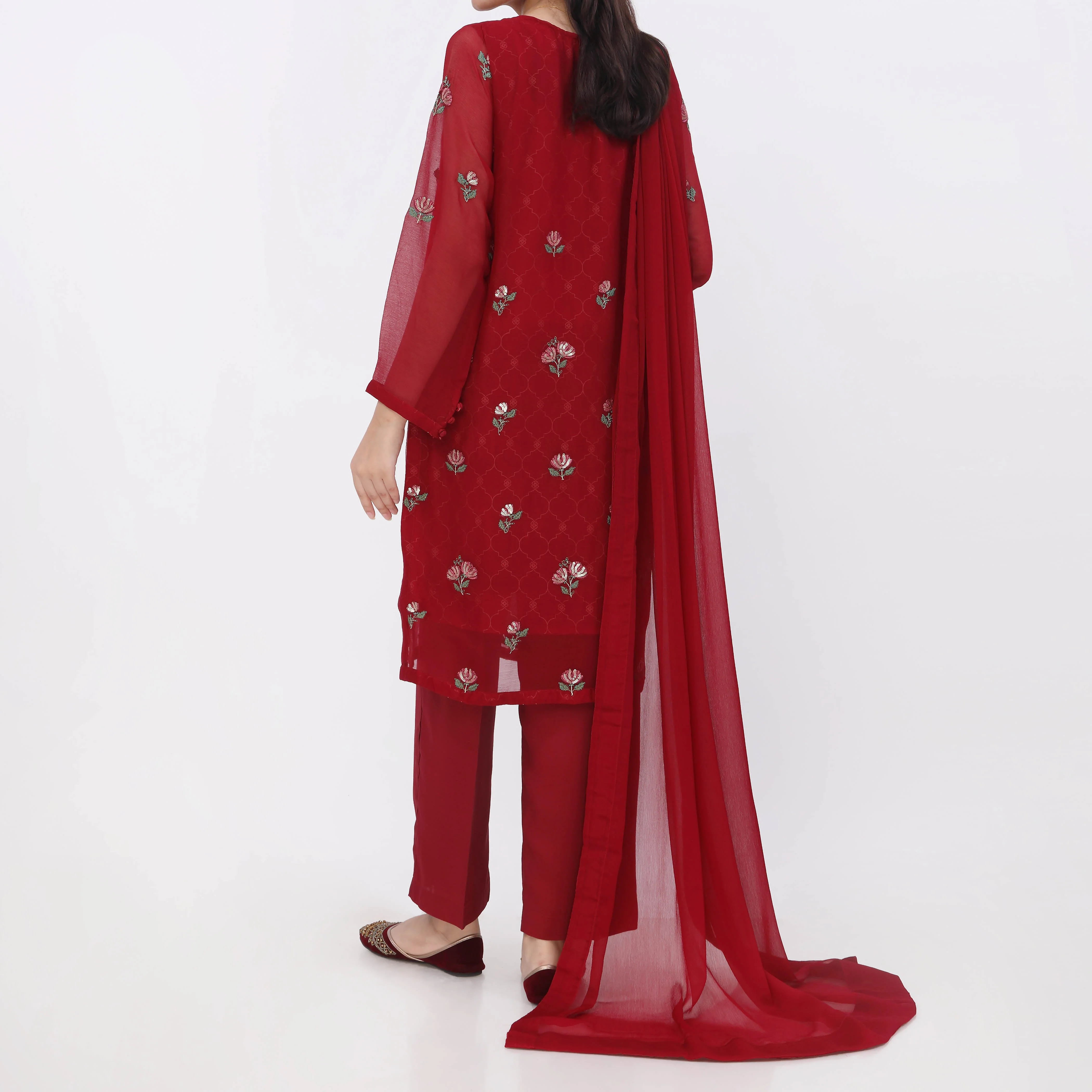 FIAMA<br>3 PC Embroiderd Suit PS5389 - Image 5