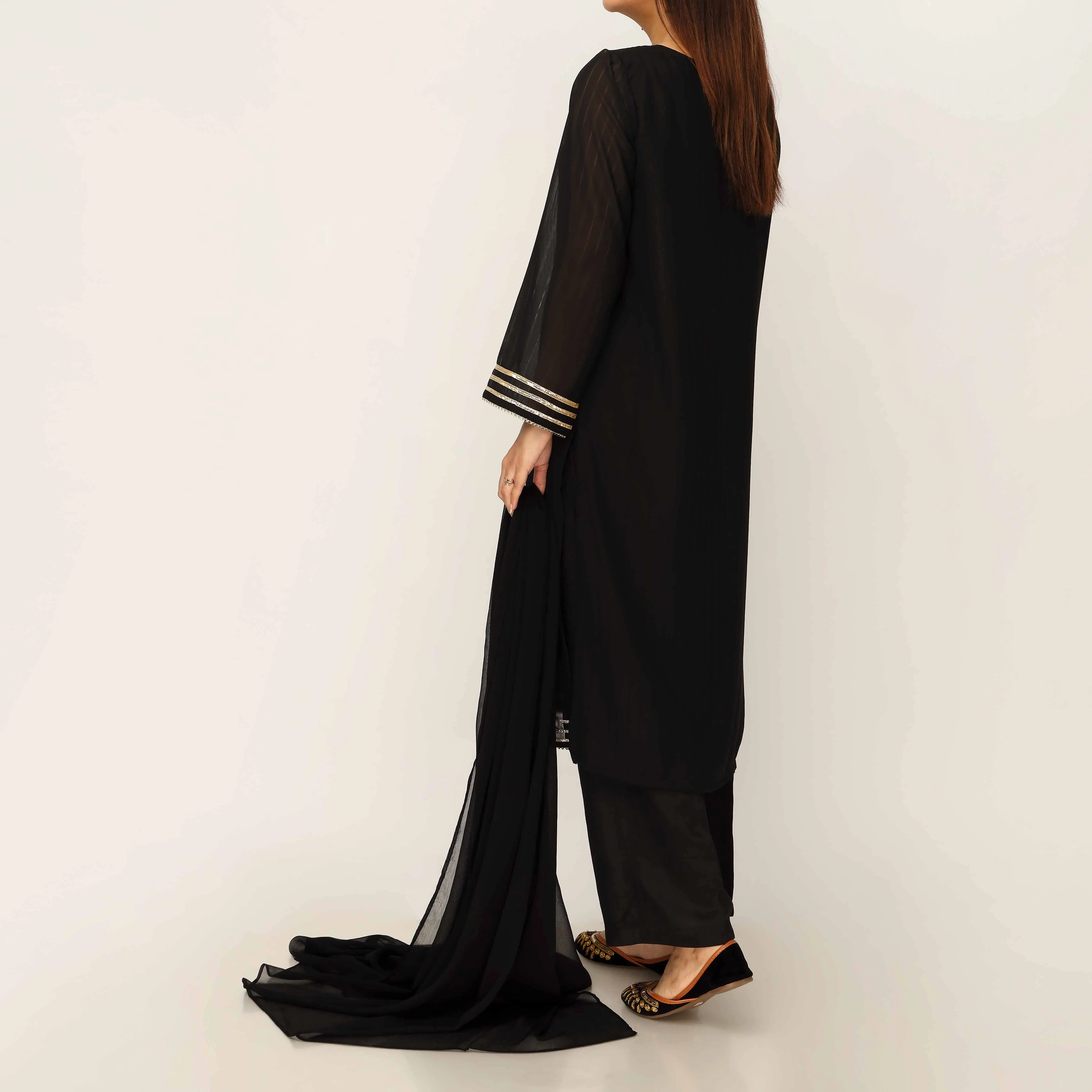 3PC- Georget Chiffon Suit PS5250 - Image 4