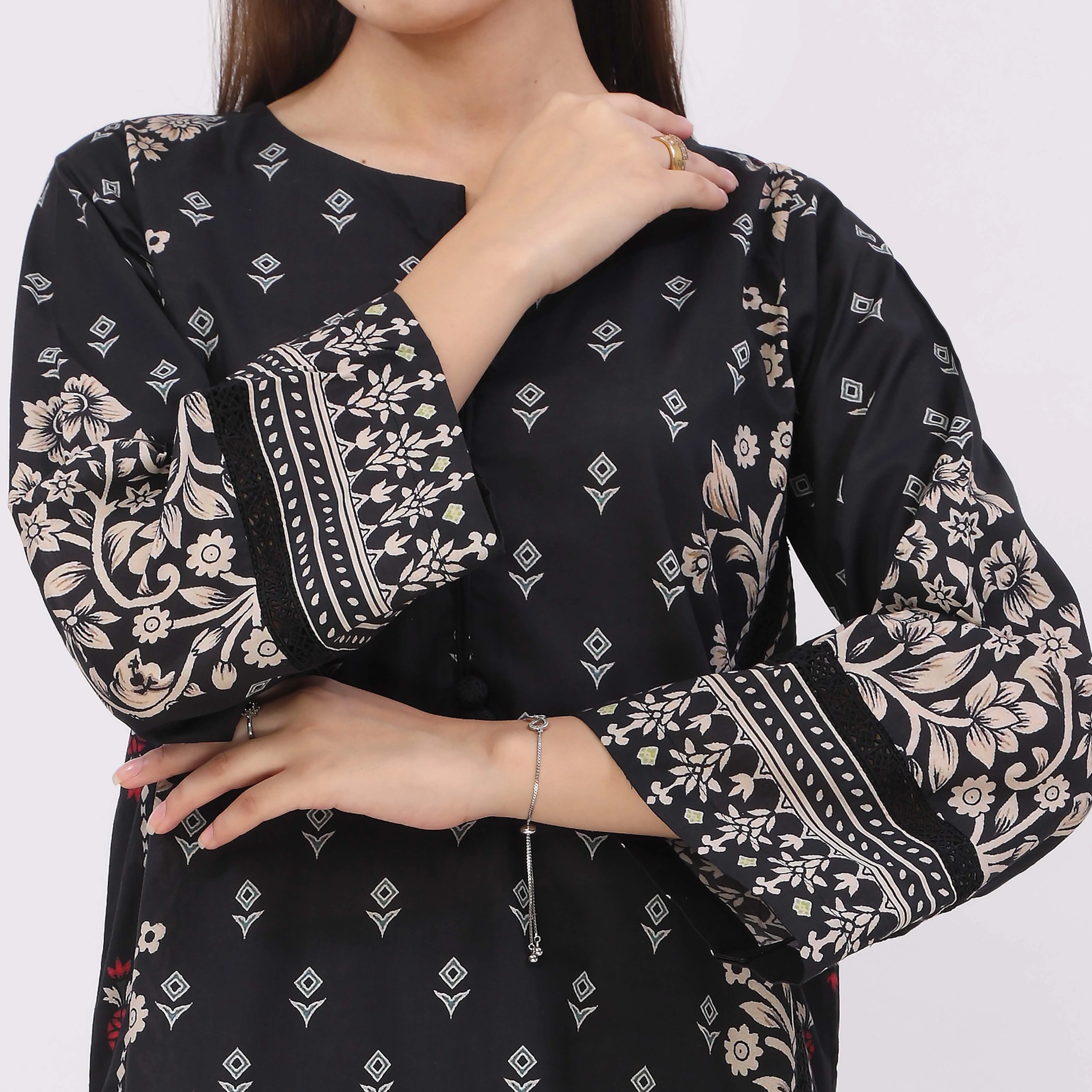 Rohina<br>3 PC Printed Suit PW5161 - Image 3