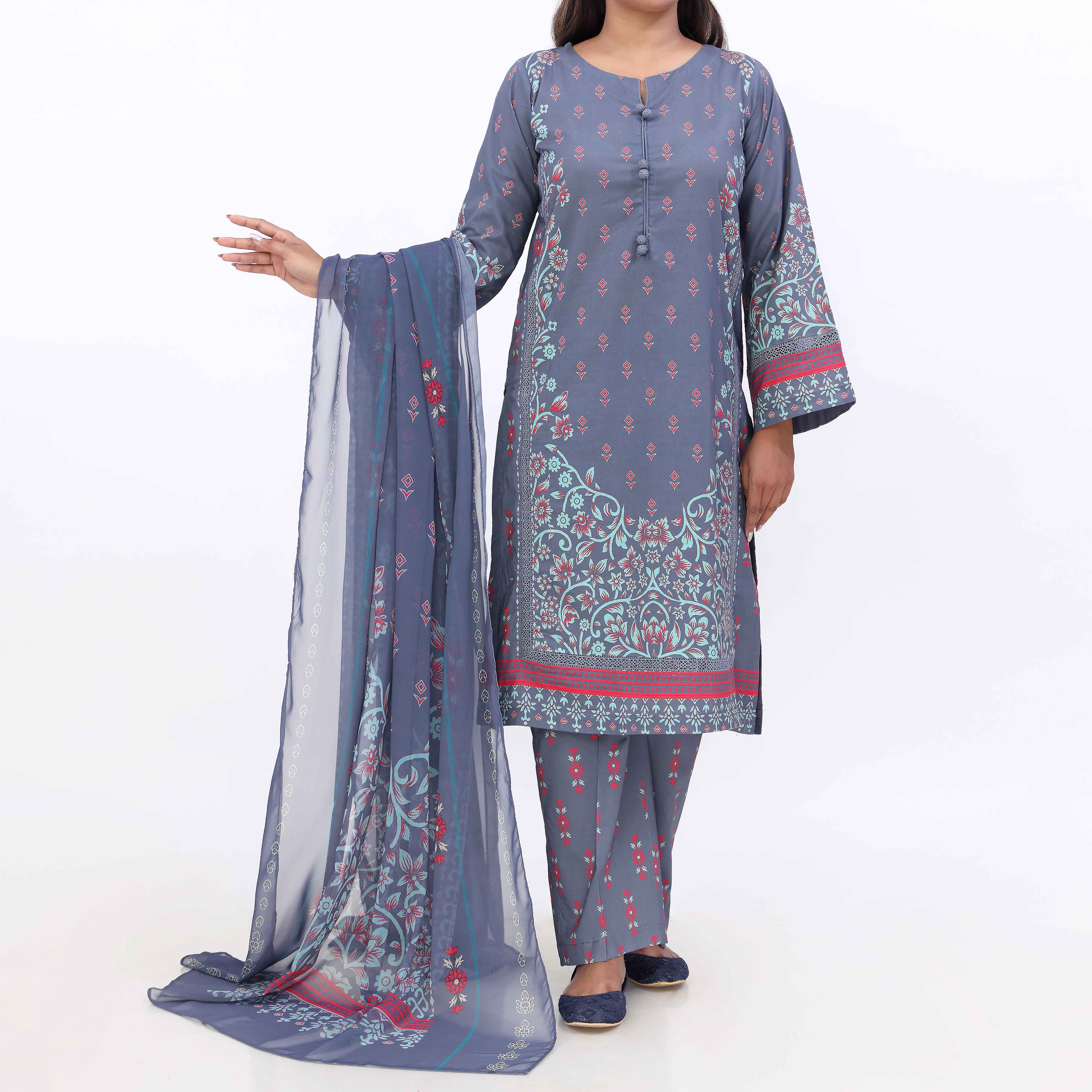 Rohina <br> 3PC Printed Suit - Image 2