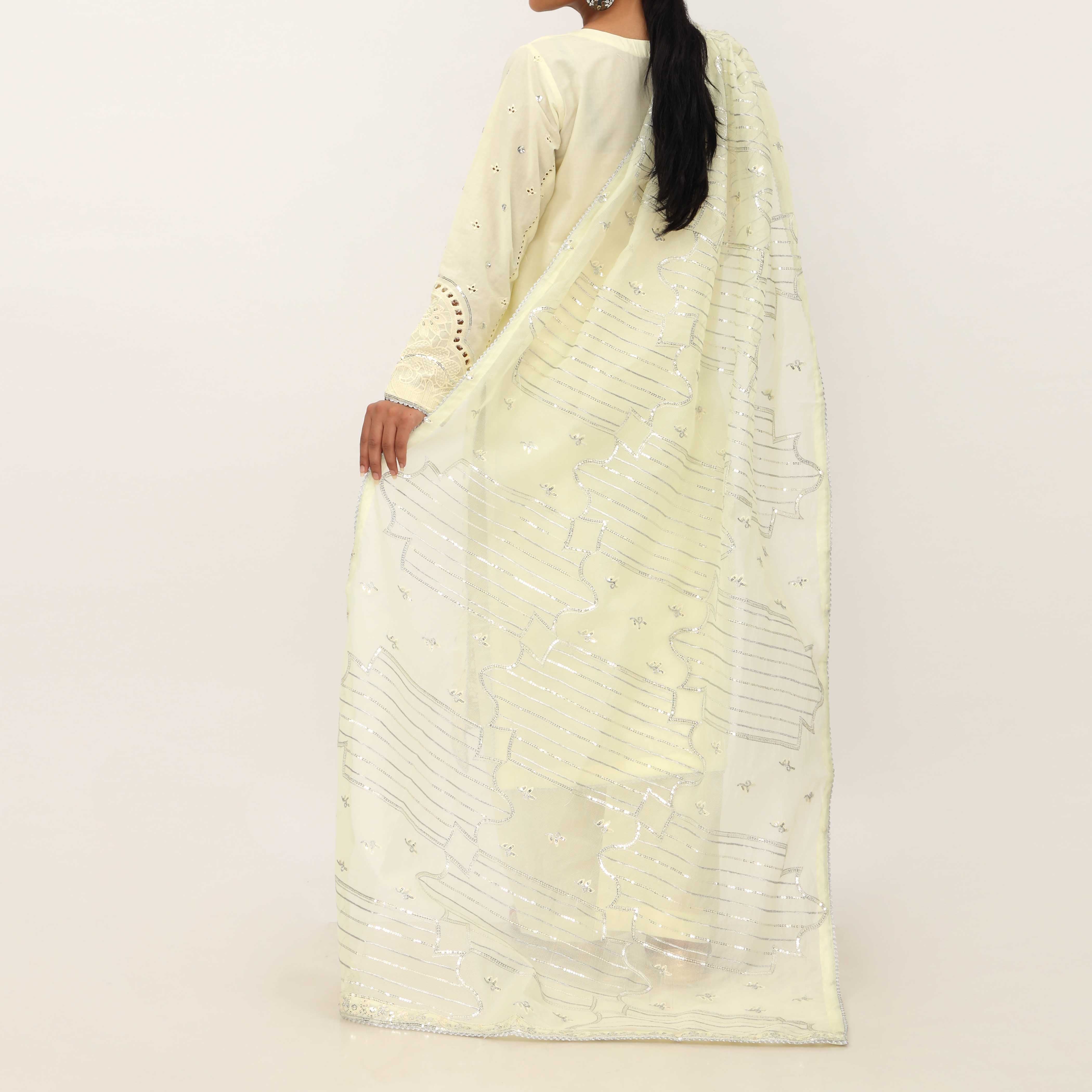 3PC- Viscose Embellished Suit PF5152 - Image 4