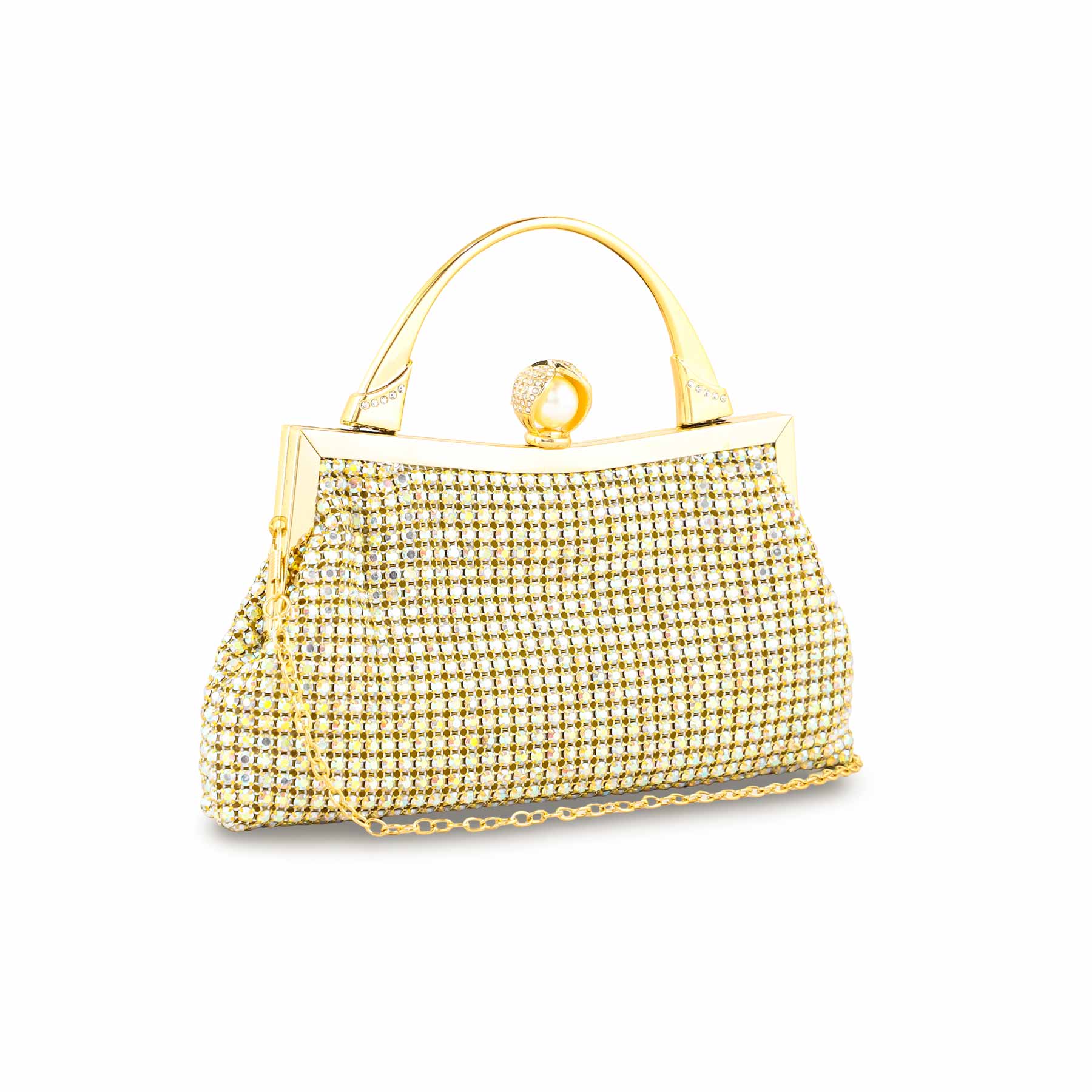 AB Golden Bridal Clutch p24272 - Image 3