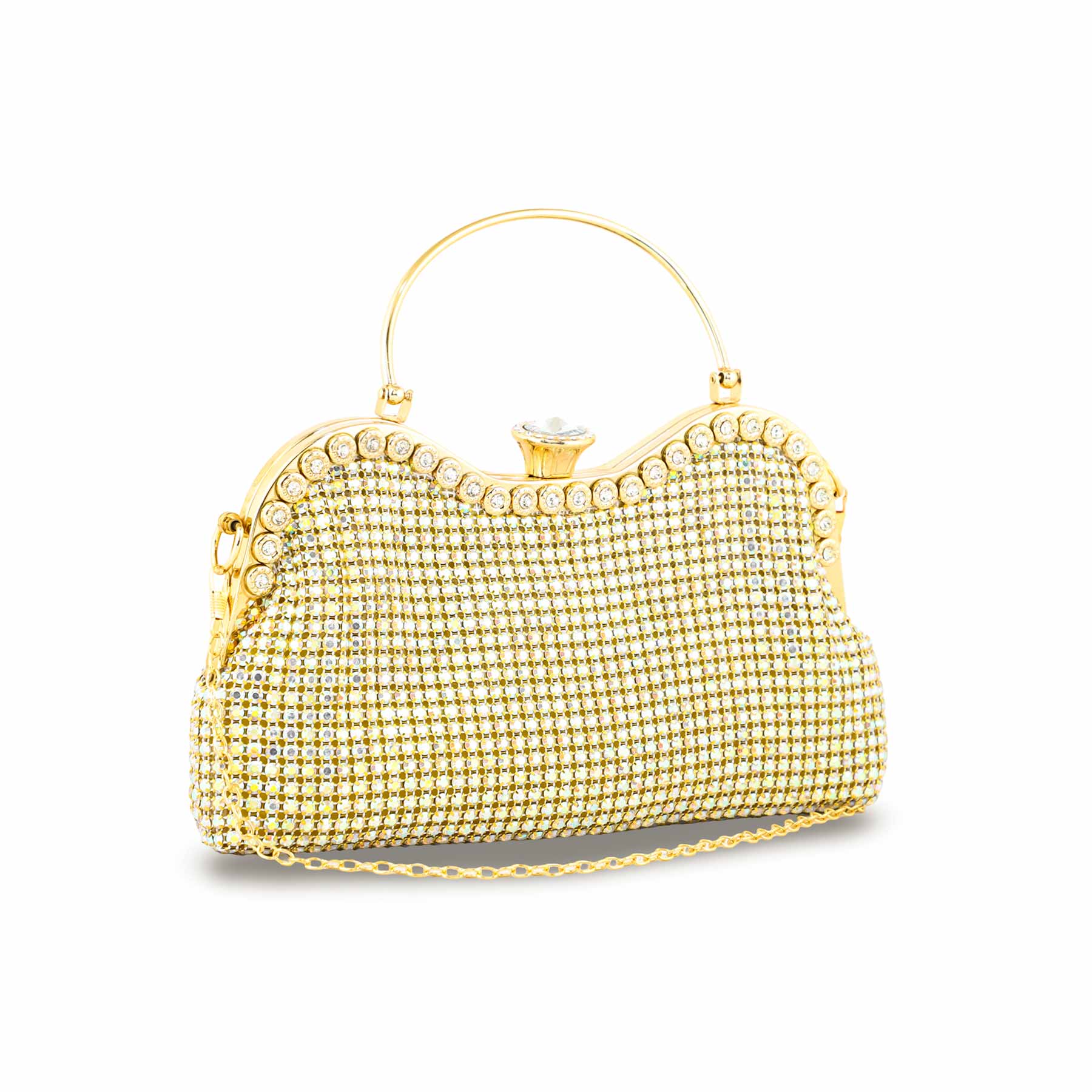 AB Golden Bridal Clutch P24300 - Image 3