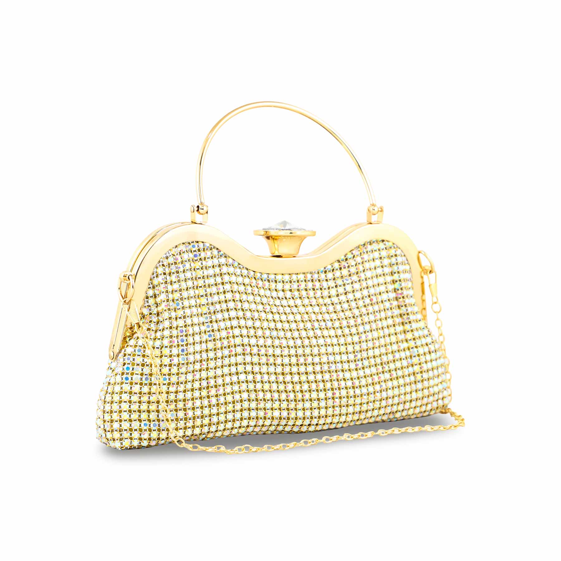 AB Golden Bridal Clutch P24302 - Image 3