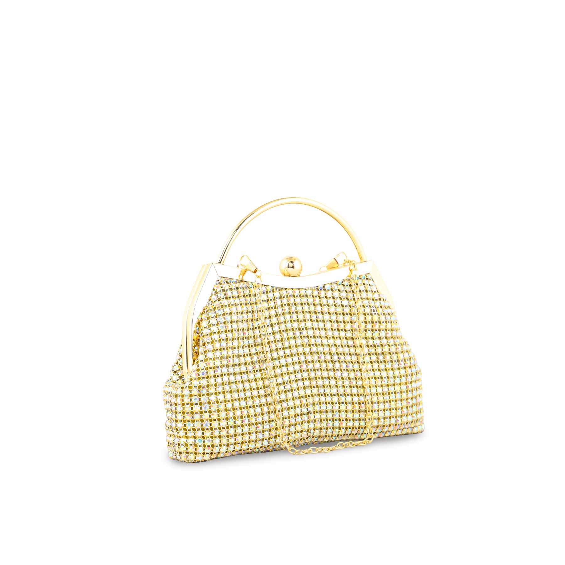 AB Golden Bridal Clutch P24304 - Image 3
