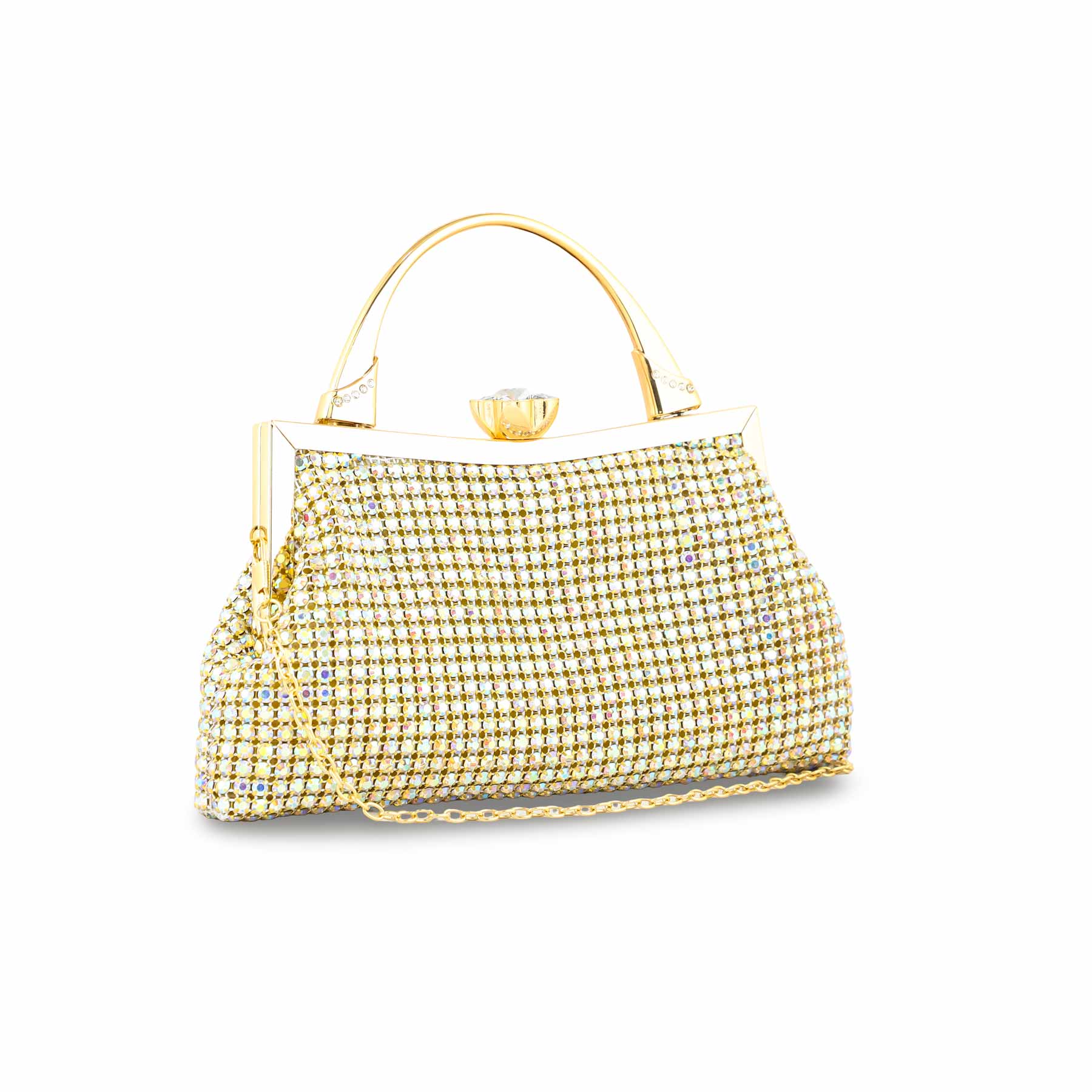 AB Golden Bridal Clutch P24308 - Image 3