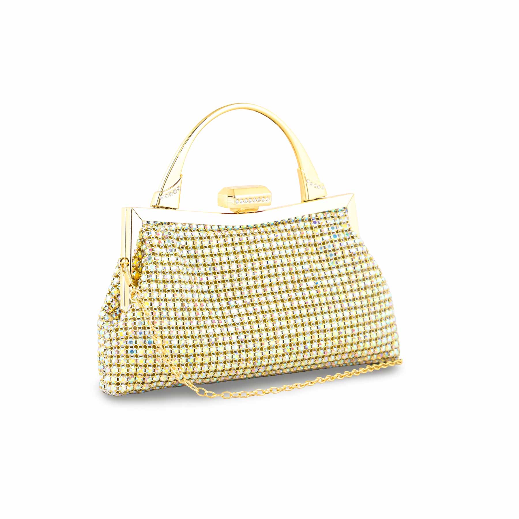 AB Golden Bridal Clutch P24311 - Image 3