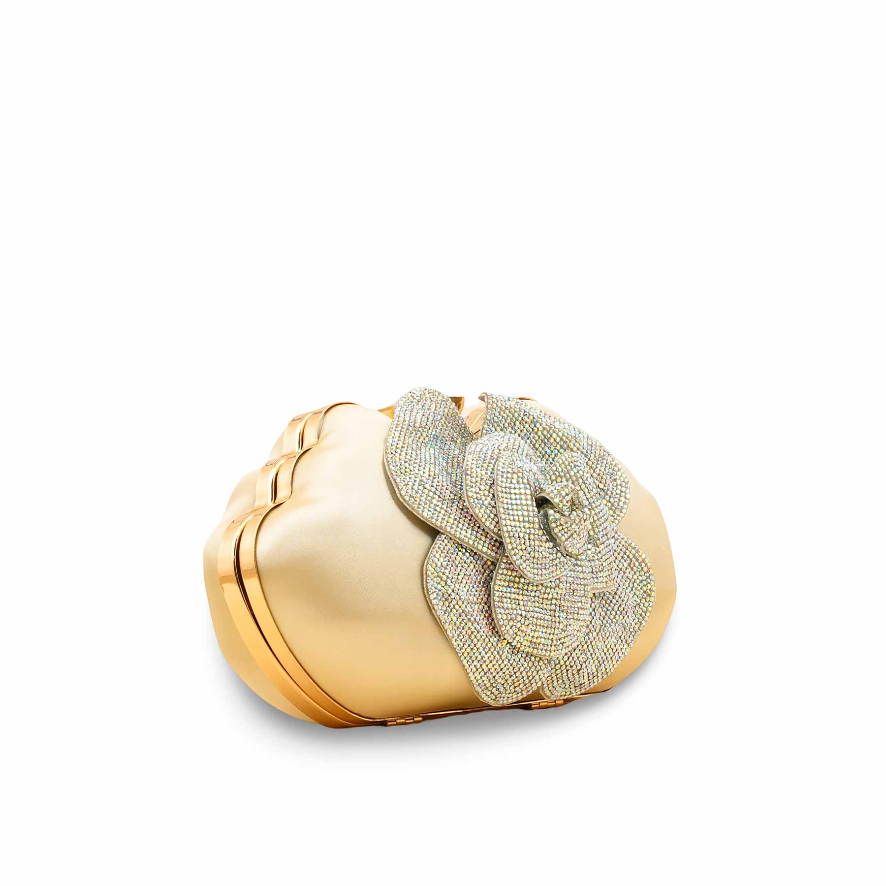 AB Golden Fancy Clutch For Women P24248 - Image 3