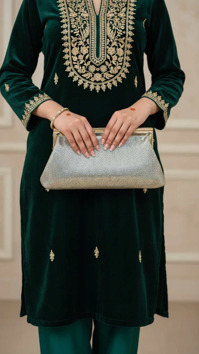 AB Golden Fancy Clutch p24241