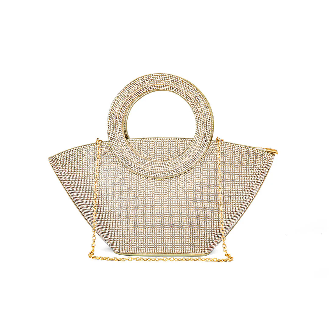 AB Golden Fancy Hand Bag P24324 - Image 2