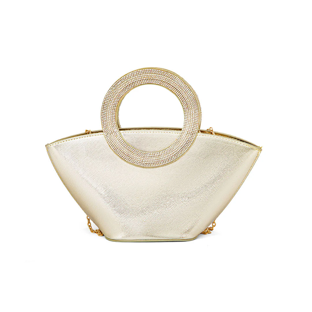 AB Golden Fancy Hand Bag P24324 - Image 4