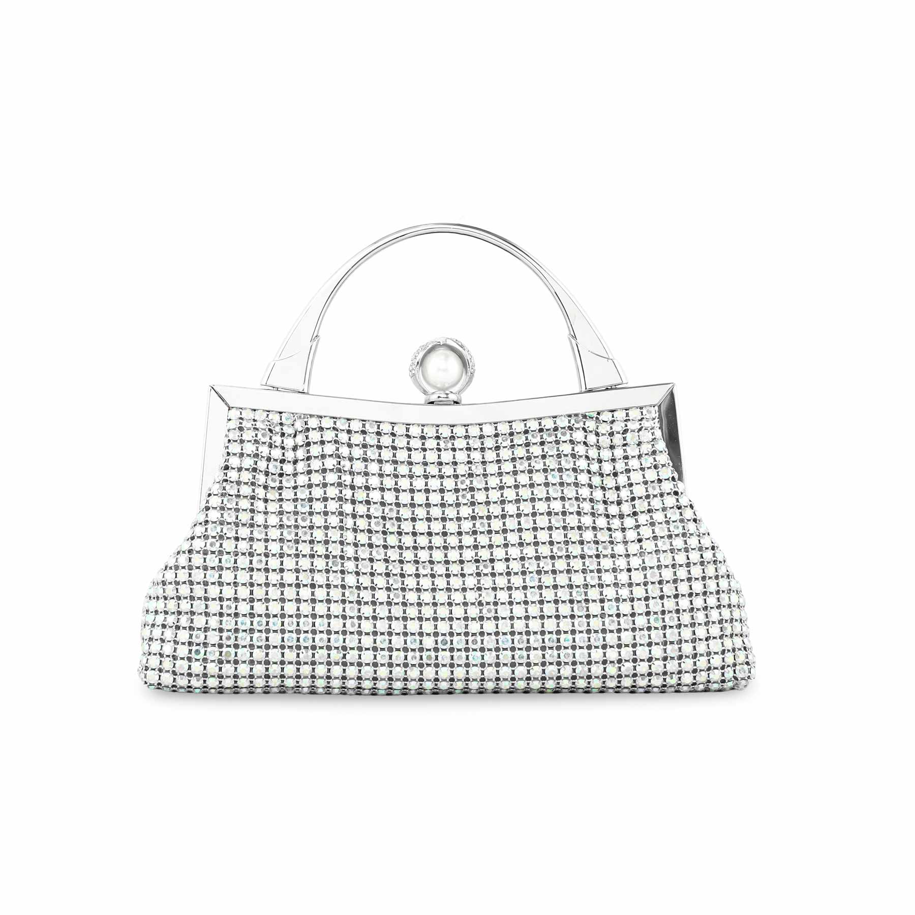 AB Silver Bridal Clutch p24272 - Image 2