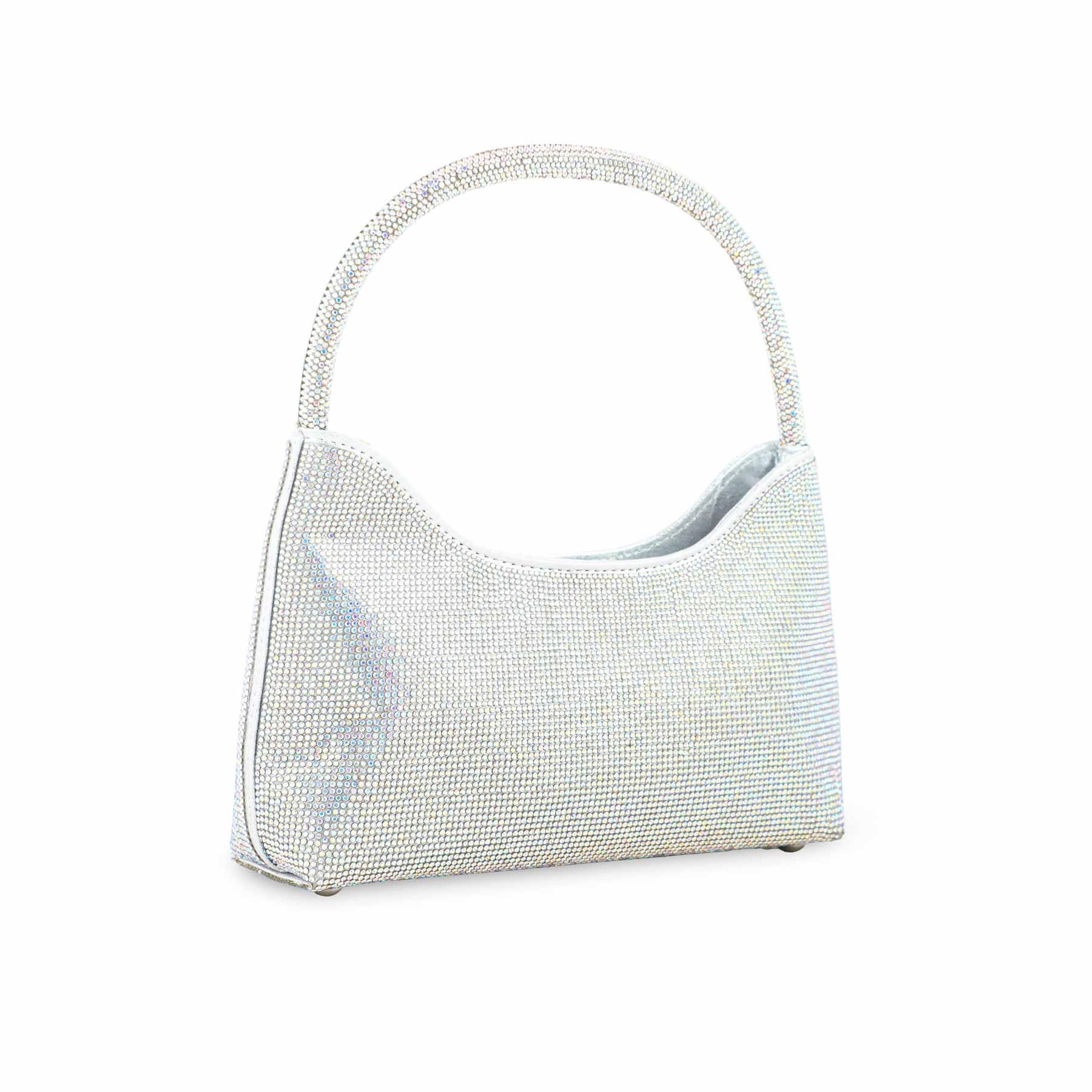 AB Silver Fancy Clutch For Women P24372 - Image 3