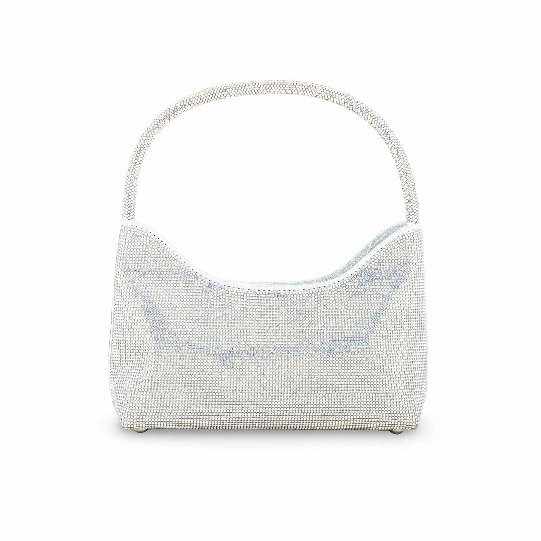 AB Silver Fancy Clutch For Women P24372 - Image 4