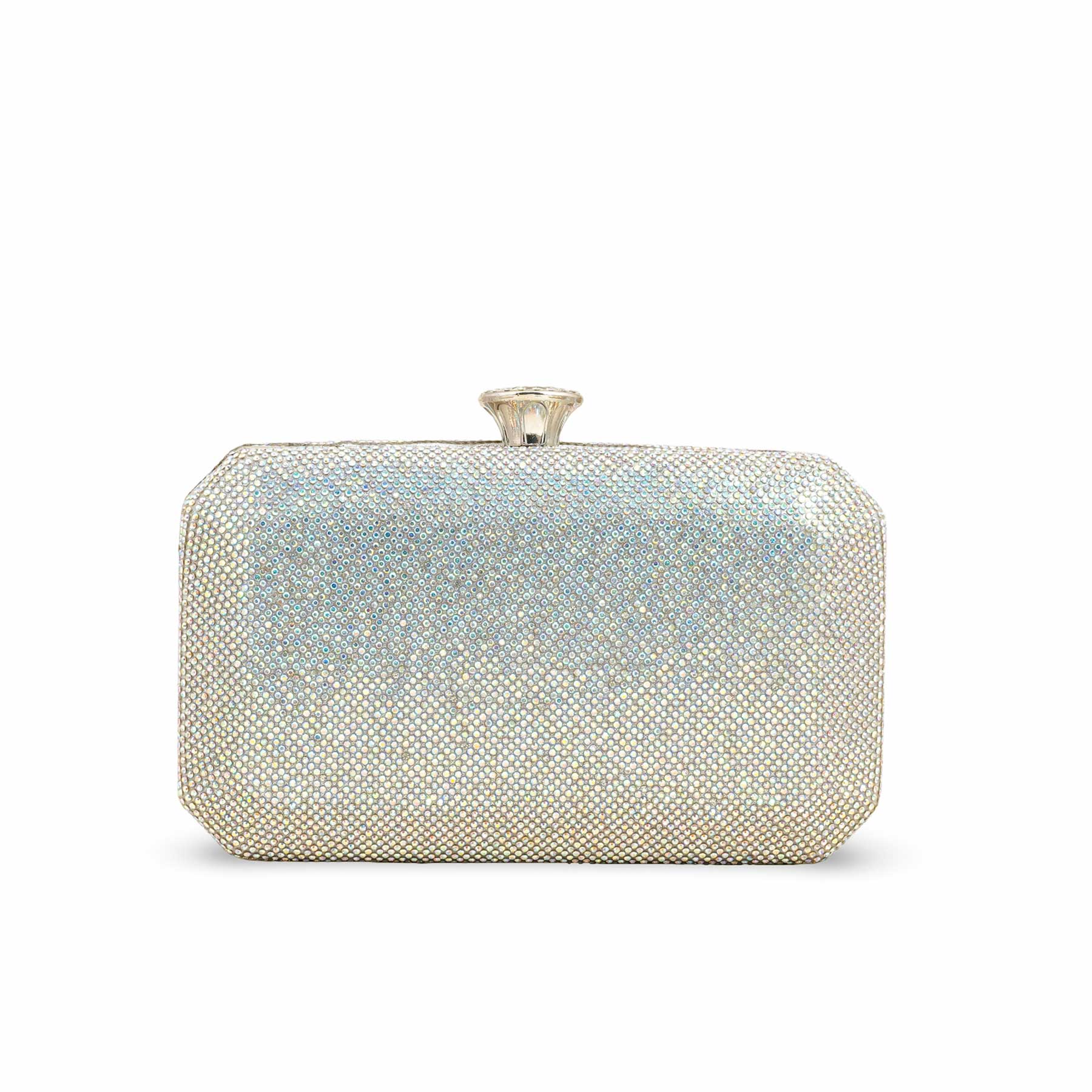 AB Silver Fancy Clutch p24237 - Image 4