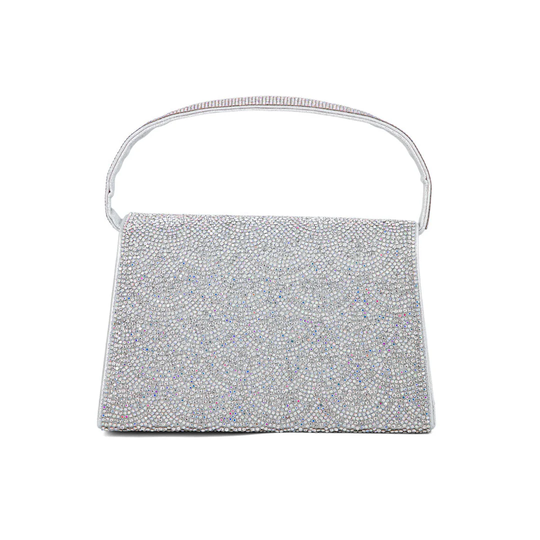 AB Silver Fancy Shoulder Bag P24332 - Image 4