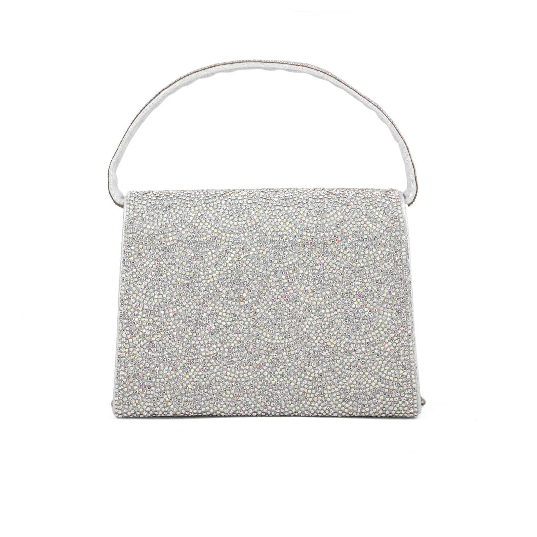 AB Silver Fancy Shoulder Bag P24333 - Image 4