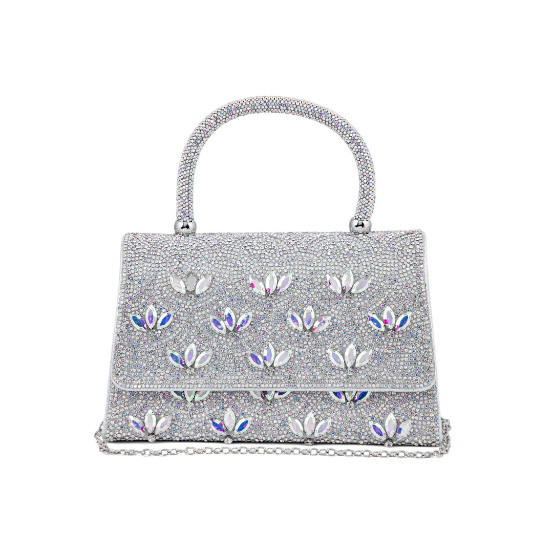 AB Silver Fancy Shoulder Bag P24334 - Image 2