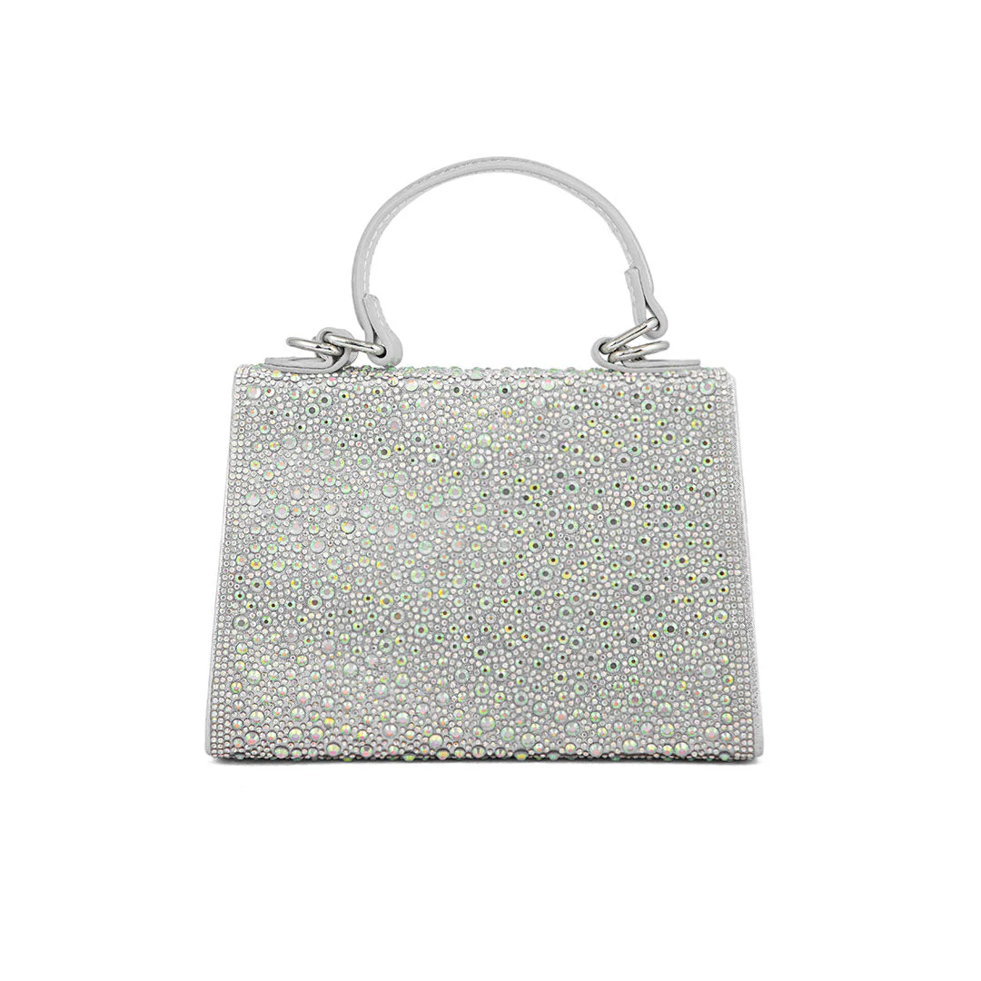 AB Silver Fancy Shoulder Bag P24336 - Image 4